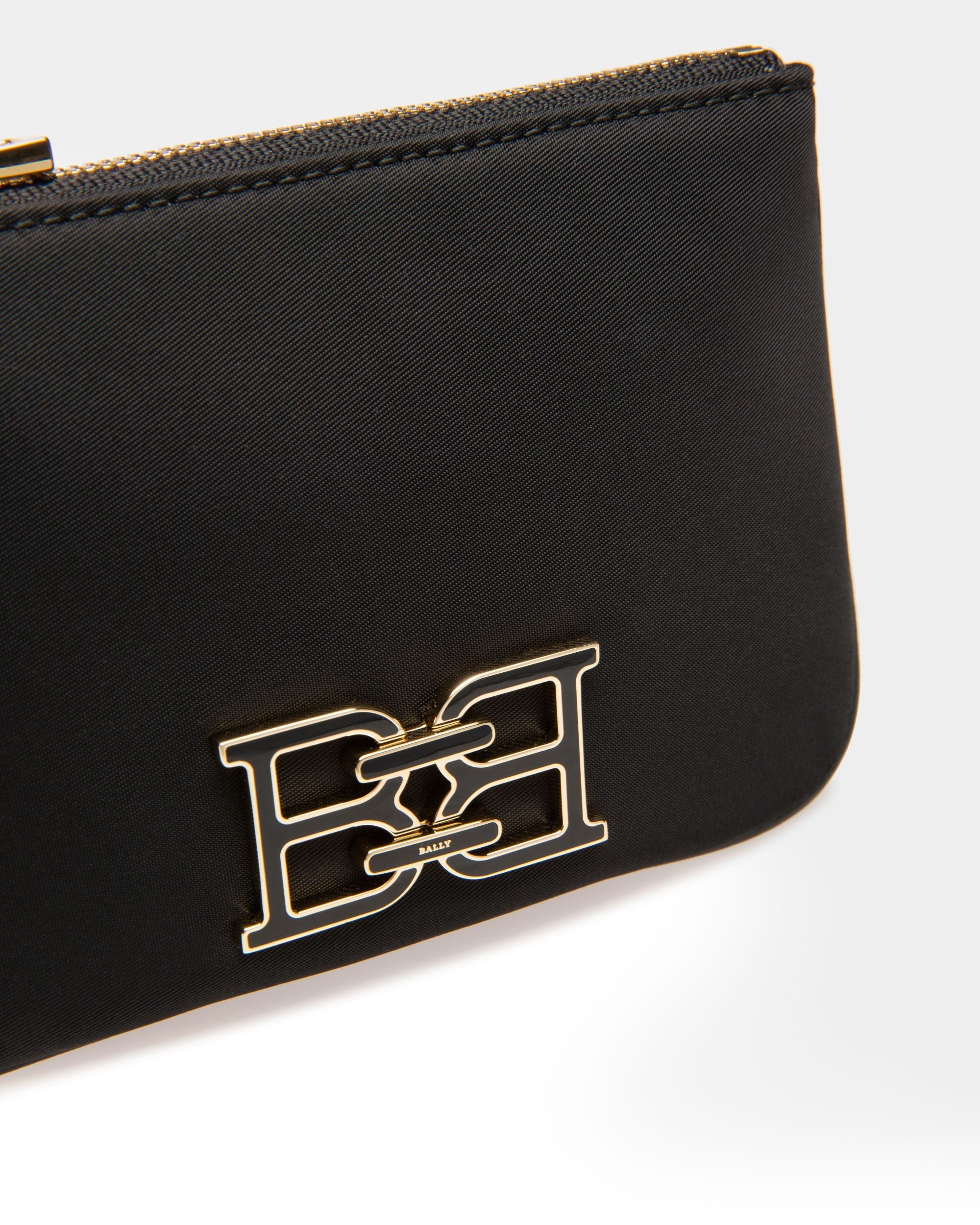 Bally Global - Evod Cartera En Nailon Reciclado Y Piel De Color Negro - Negro