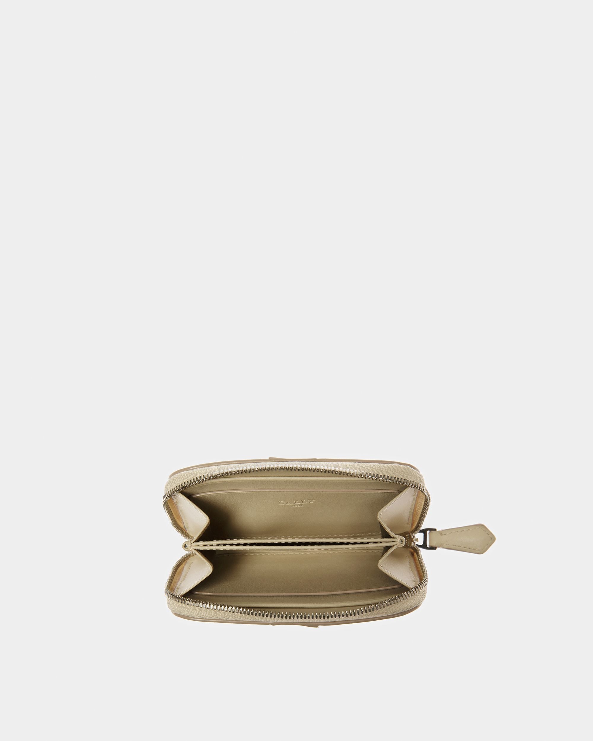 Bally Global - Angye Cartera De Piel Color Fósil - Beige