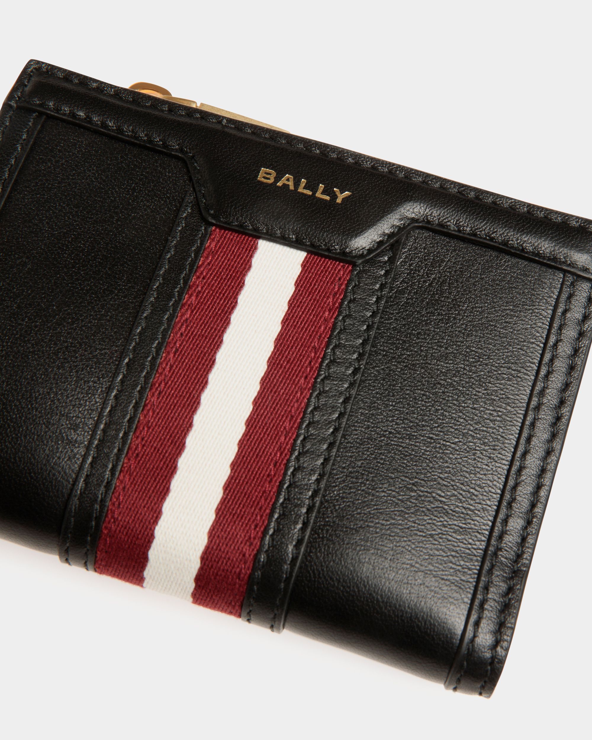 Bally Global - Code Wallet in Black Leather - Black
