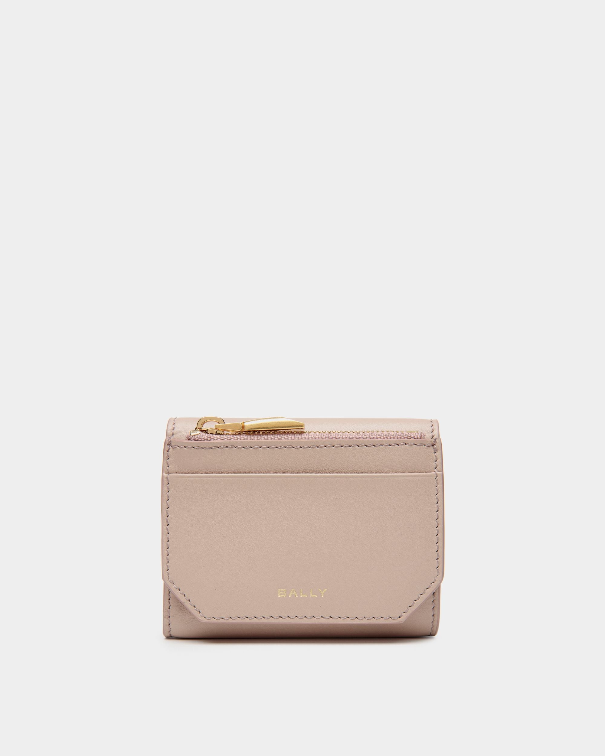 Bally Global - Emblem Wallet In Light Beige Leather - Beige