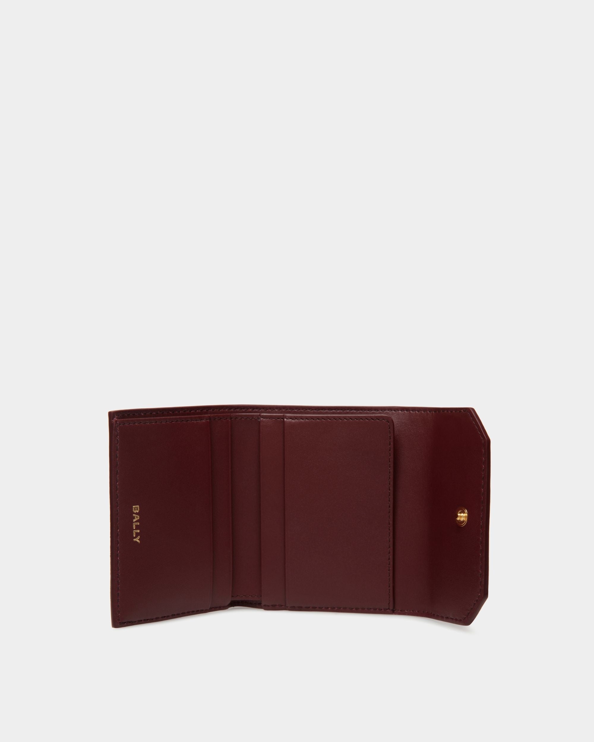Bally Global - Emblem Wallet in Andorra Leather - Bordeaux