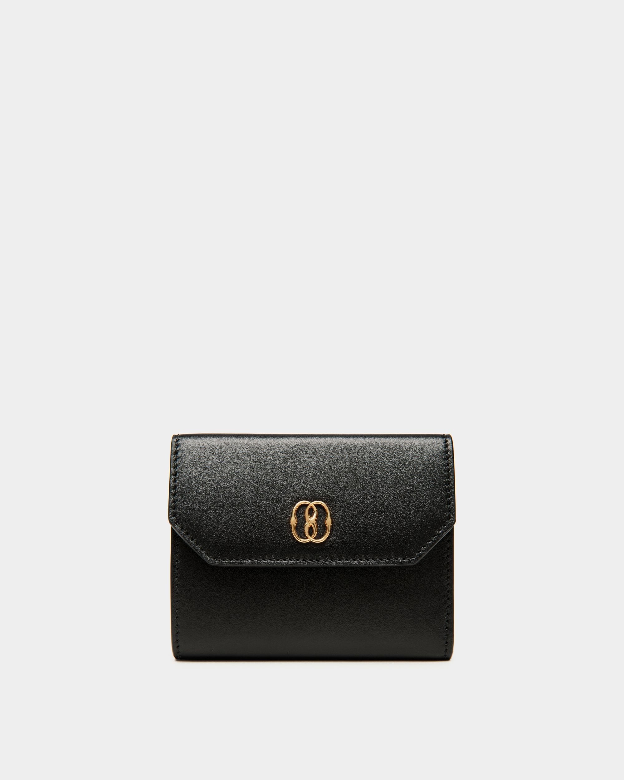 Bally Global - Emblem Wallet In Black Leather - Black