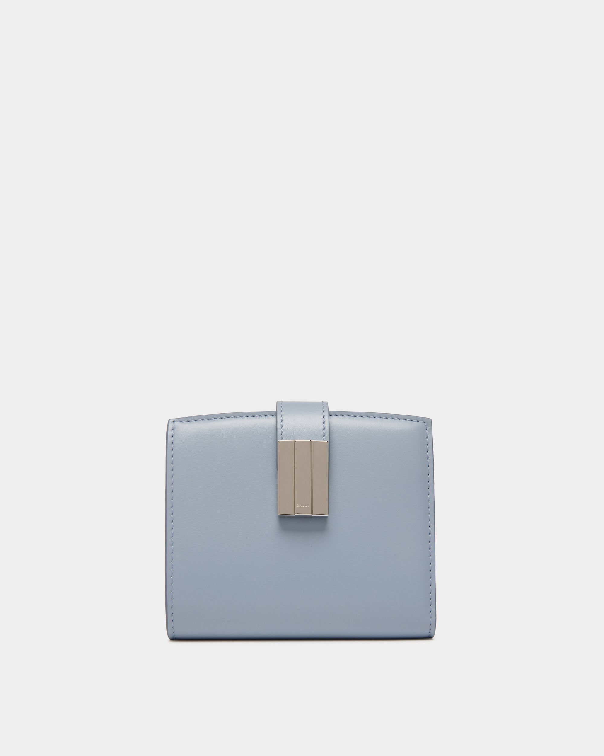 Bally Global - Cartera Ollam De Piel Light Blue - Azul