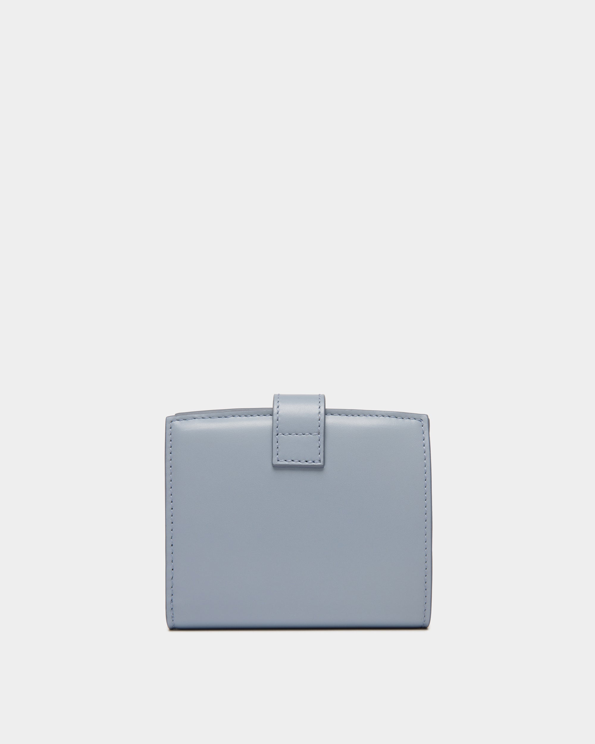 Bally Global - Cartera Ollam De Piel Light Blue - Azul
