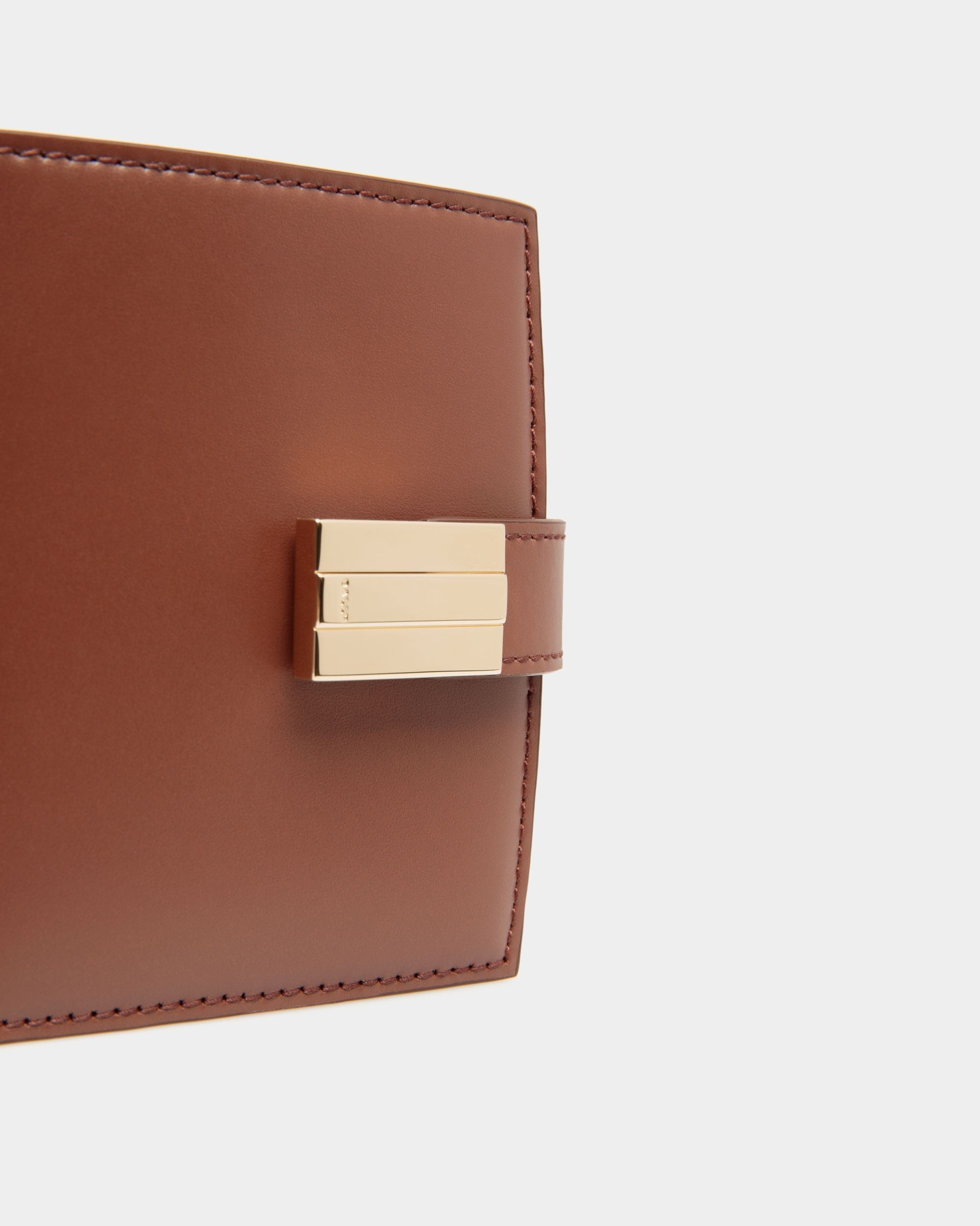 Bally Global - Cartera Ollam De Piel Marrón - Marrón