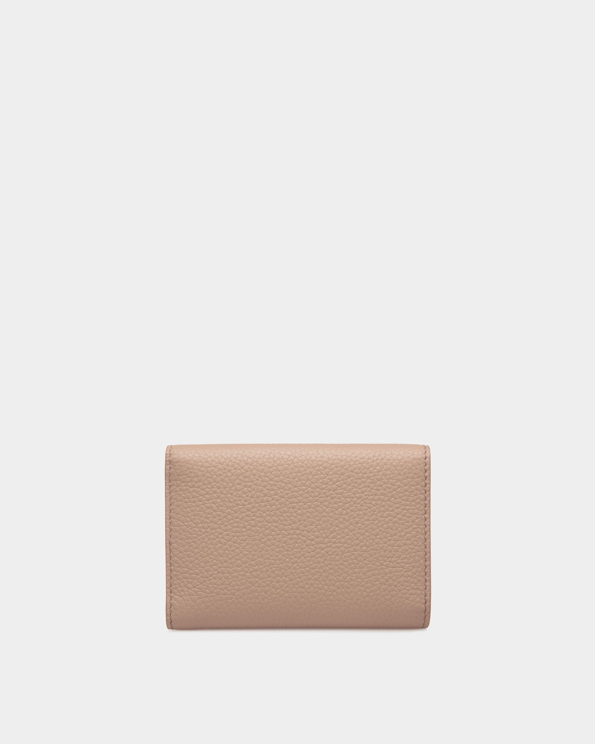 Bally Global - Cartera Lock Me De Piel Granulada Light Beige - Beige