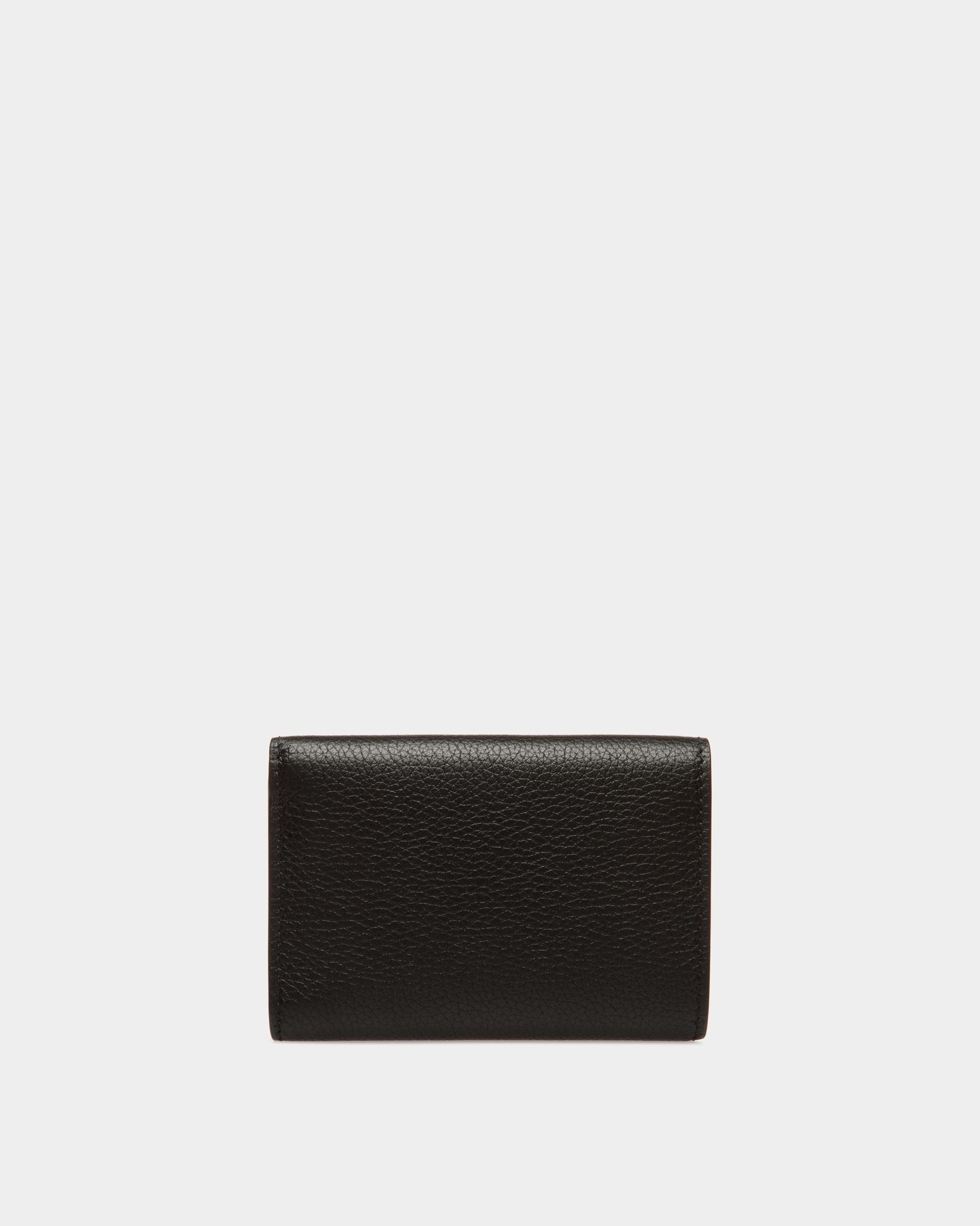 Bally Global - Cartera Lock Me De Piel Granulada Negra - Negro