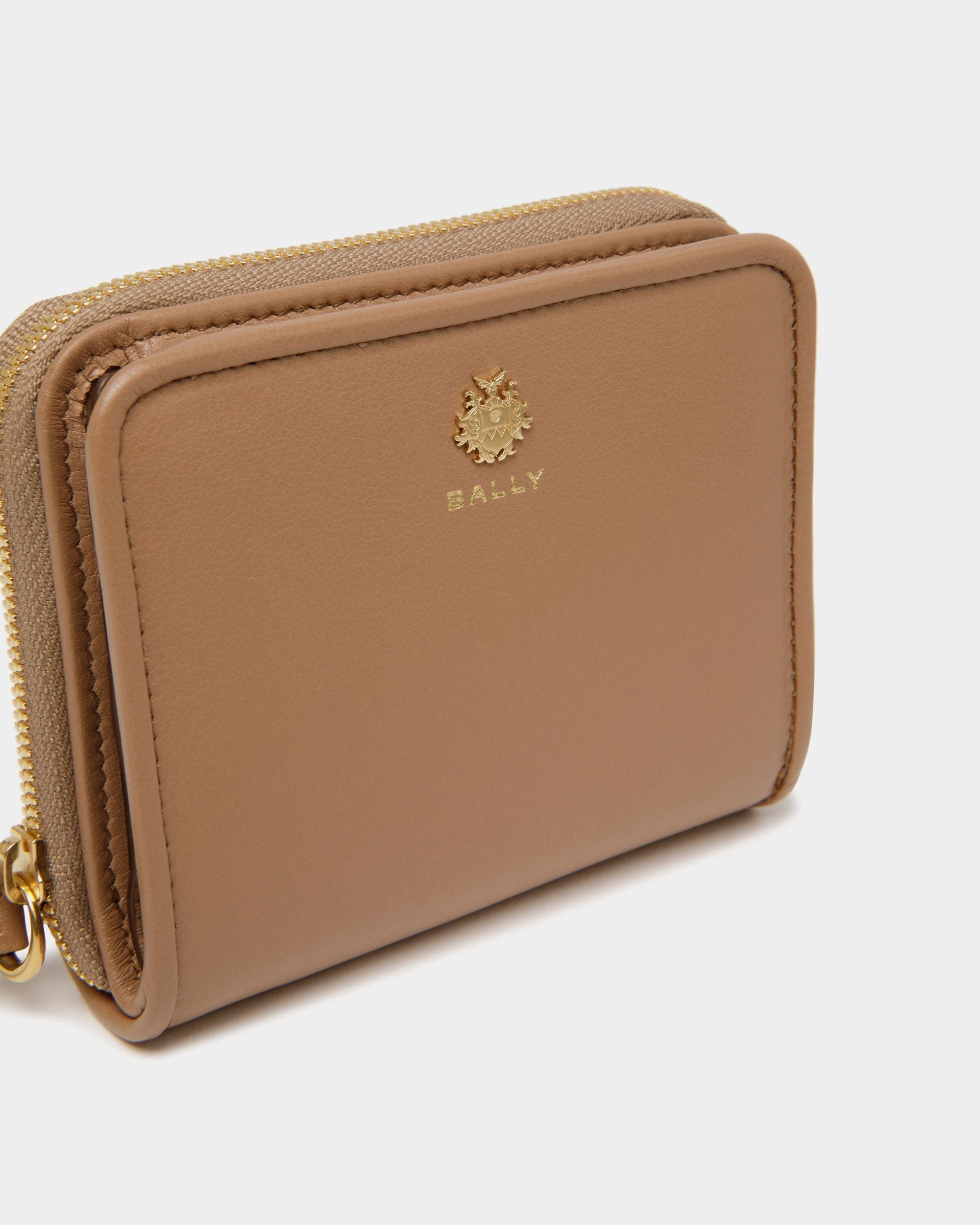 Bally Global - Portefeuille Bally Essential En Cuir Praline Beige - Beige