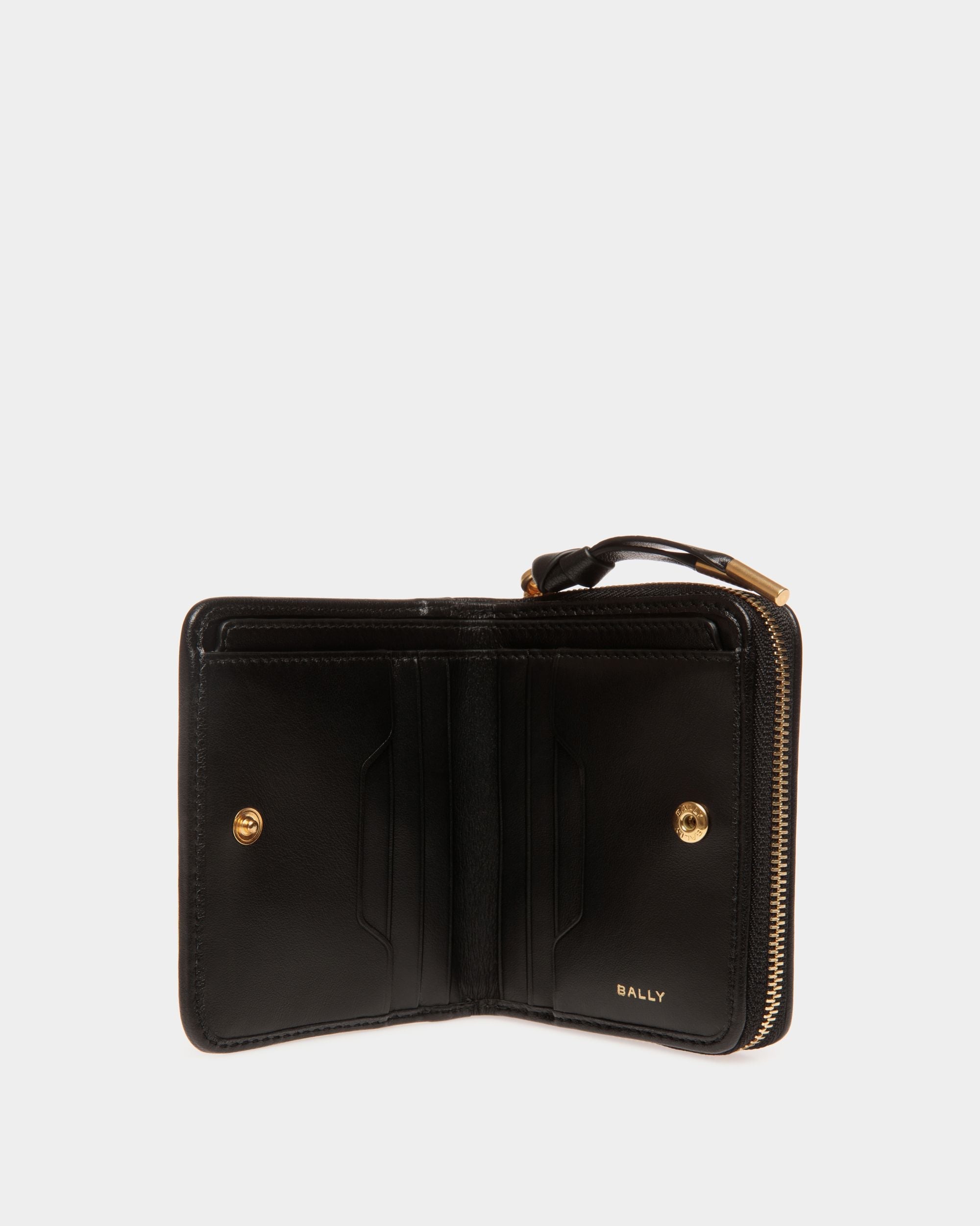 Bally Global - Portefeuille Bally Essential En Cuir Noir - Noir