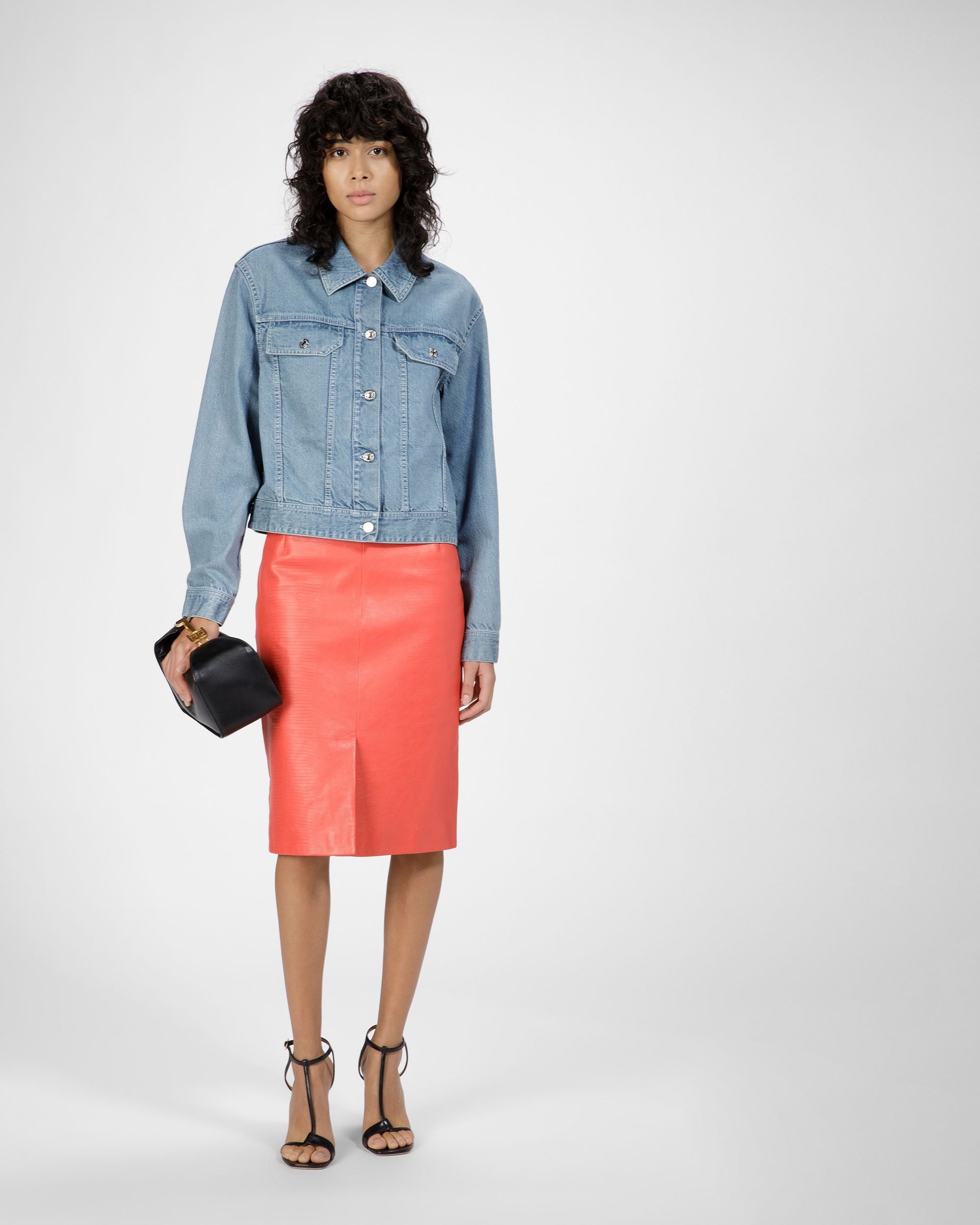 Bally Global - Cazadora Vaquera - Azul