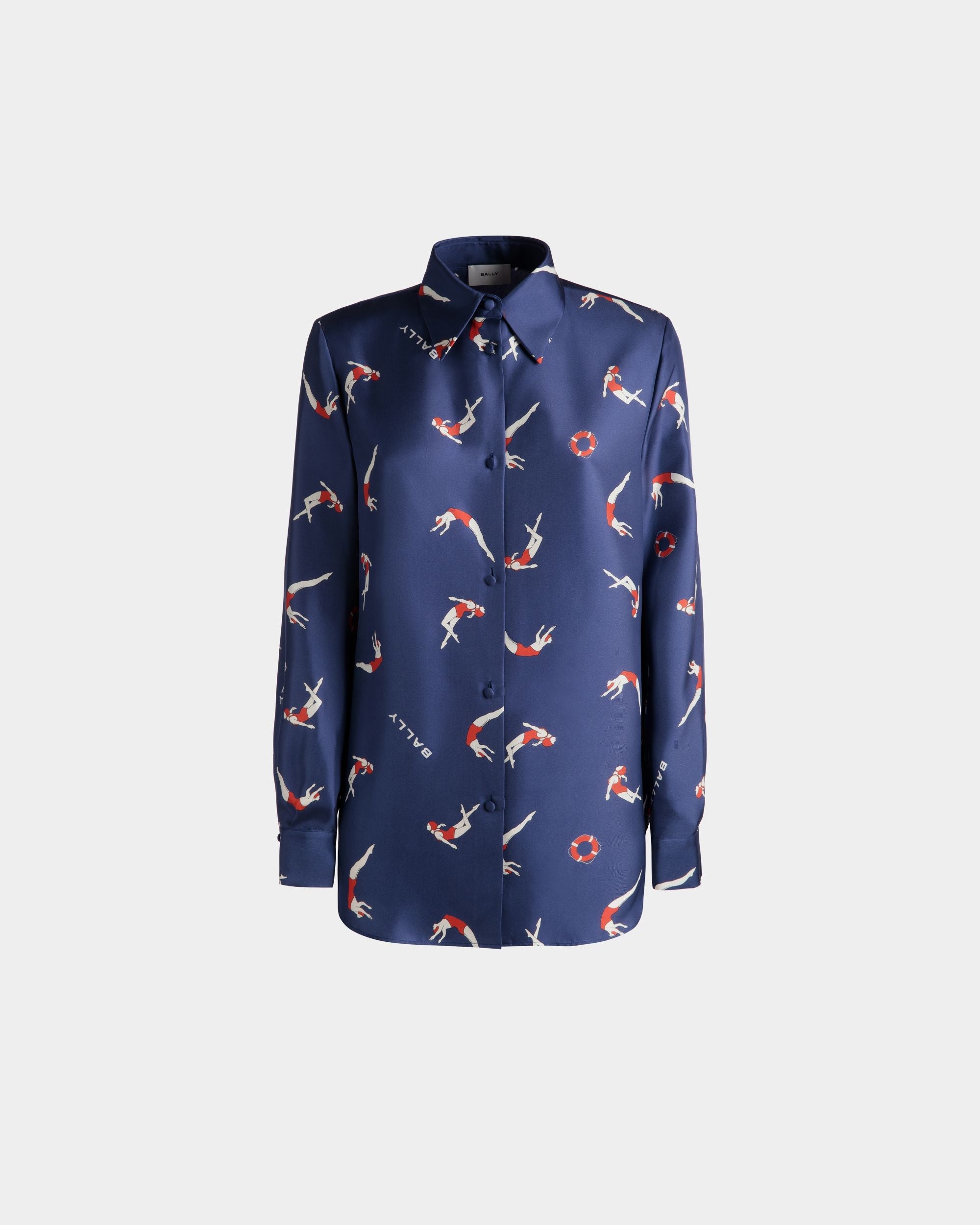 Bally Global - Printed Shirt in Silk - Multicolor