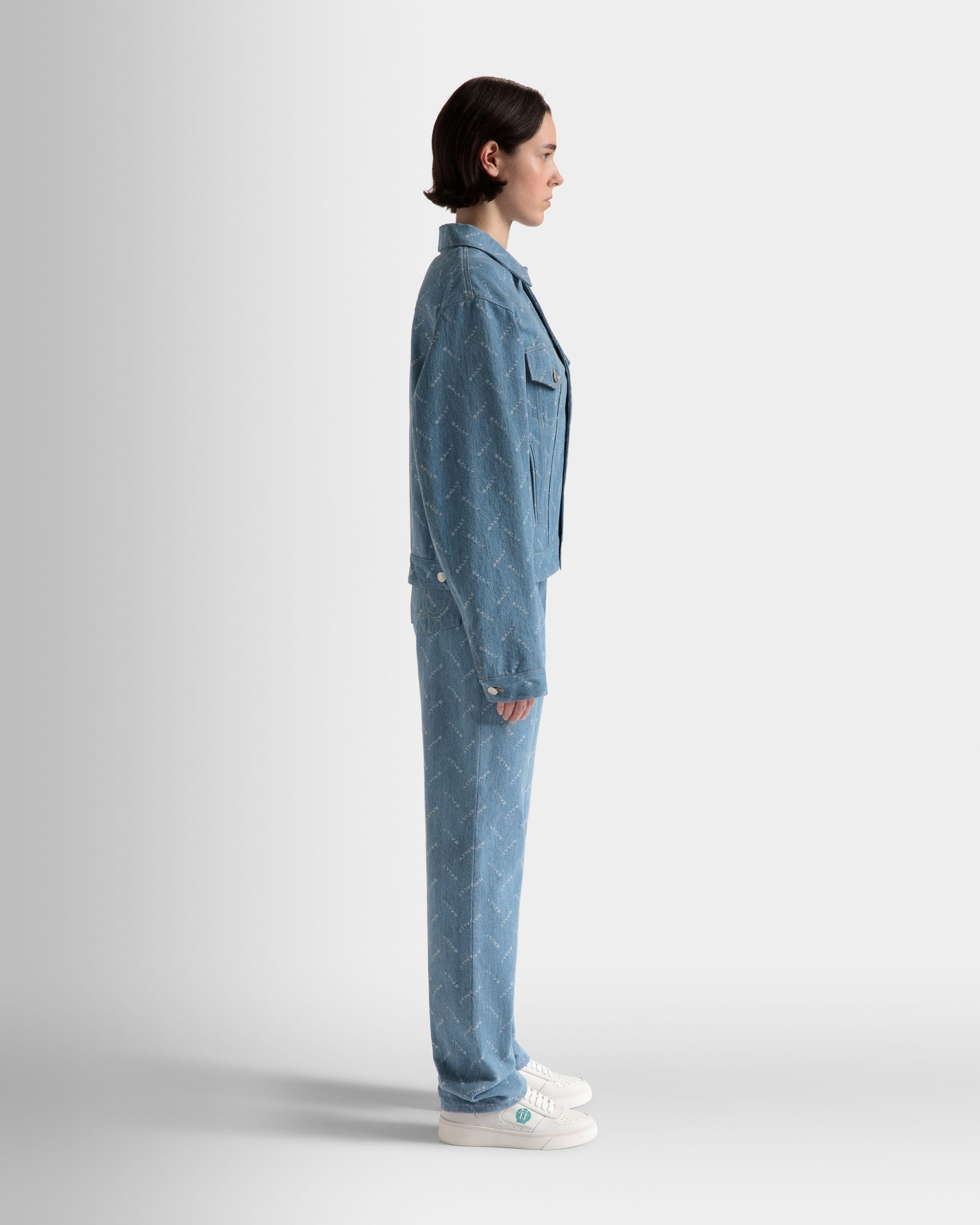 Bally Global - Denim Jacket in Light Blue Cotton - Blue