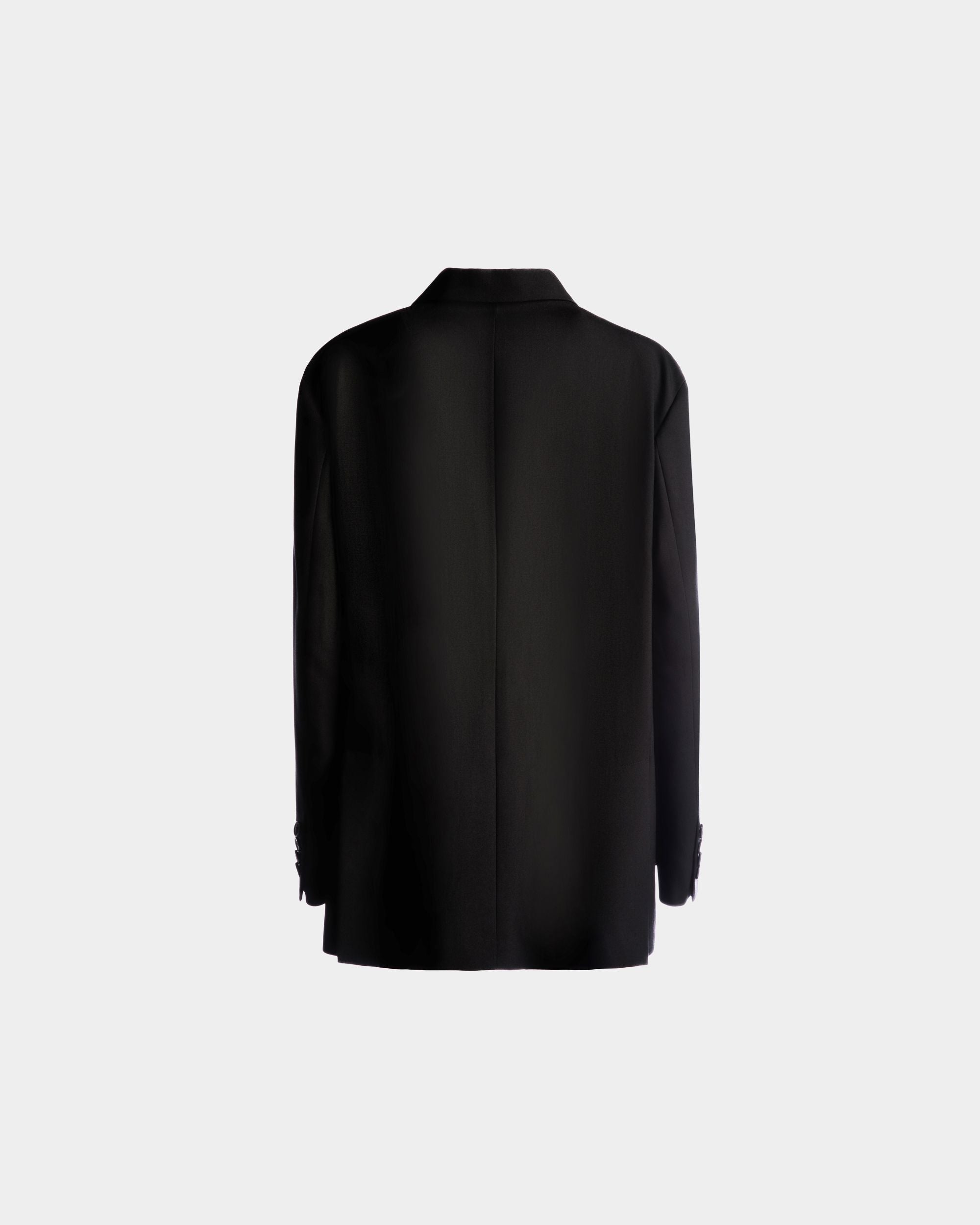 Bally Global - Single-breasted Jacket in Black Wool - Black