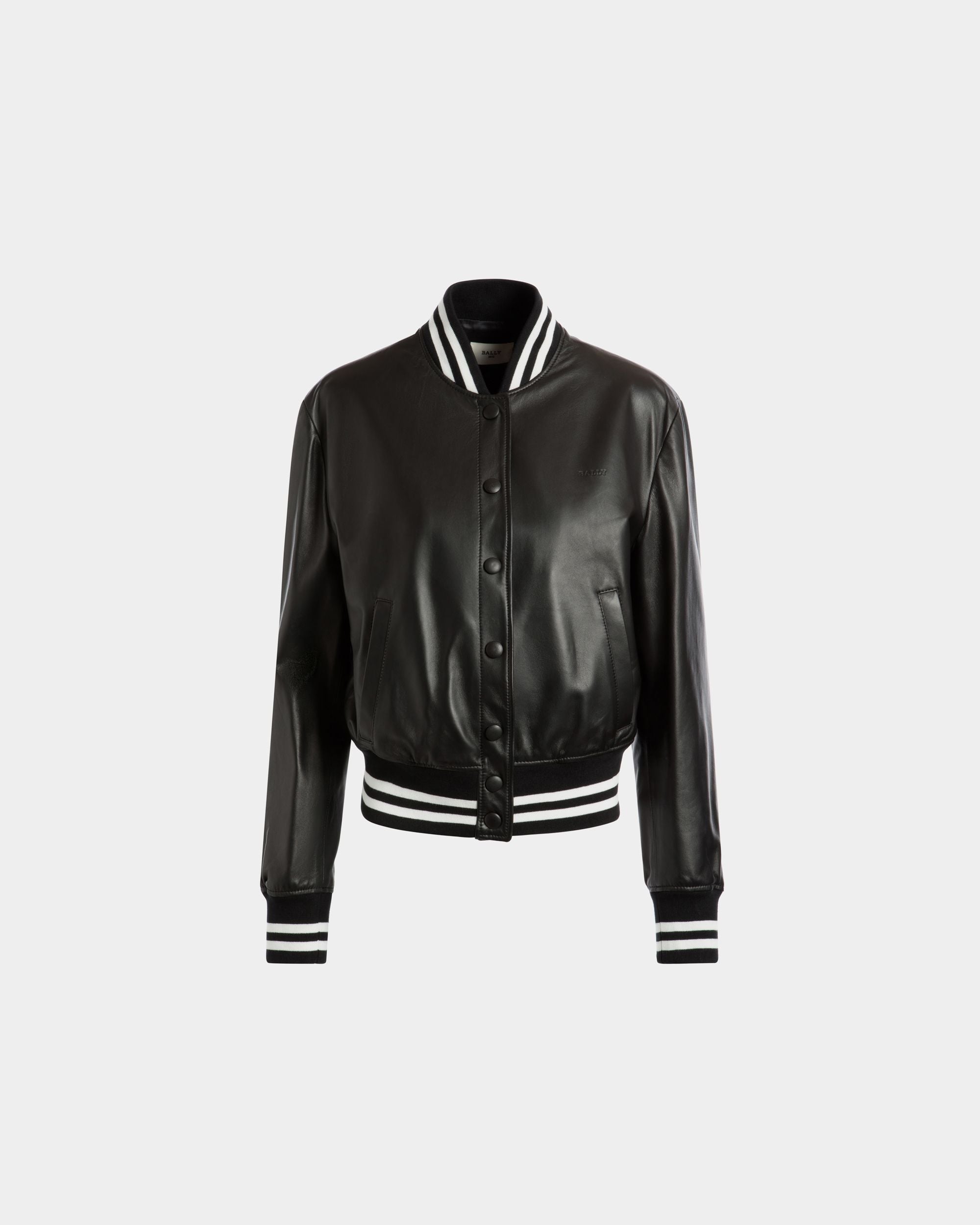 Bally Global - Chaqueta De Piel Negra - Negro