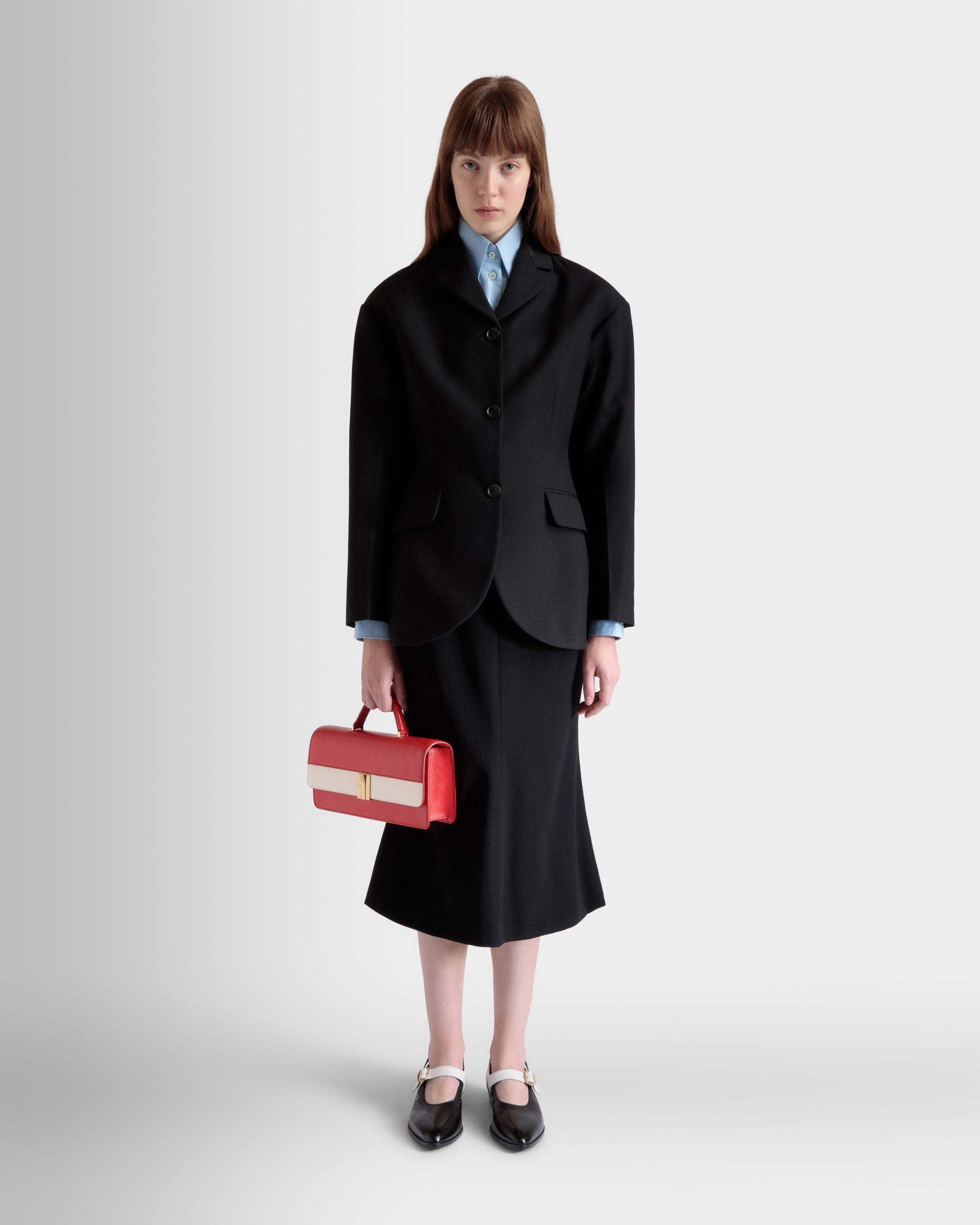 Bally Global - Blazer En Laine Noire - Noir