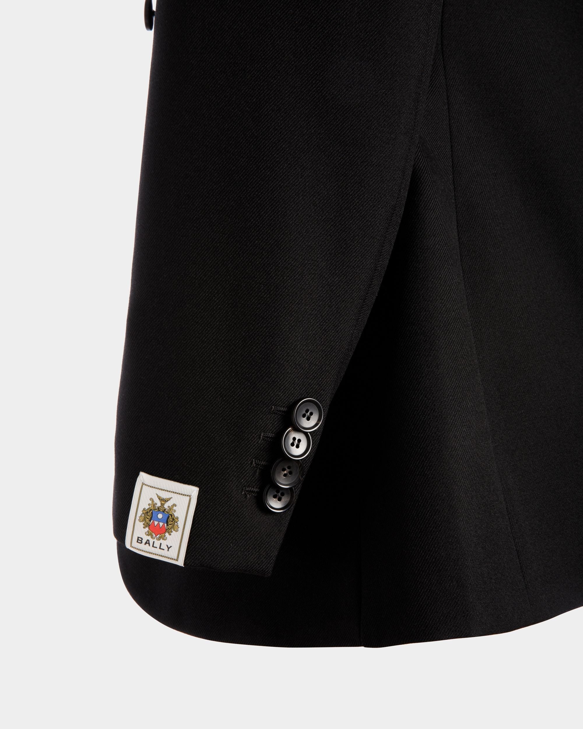 Bally Global - Blazer En Laine Noire - Noir