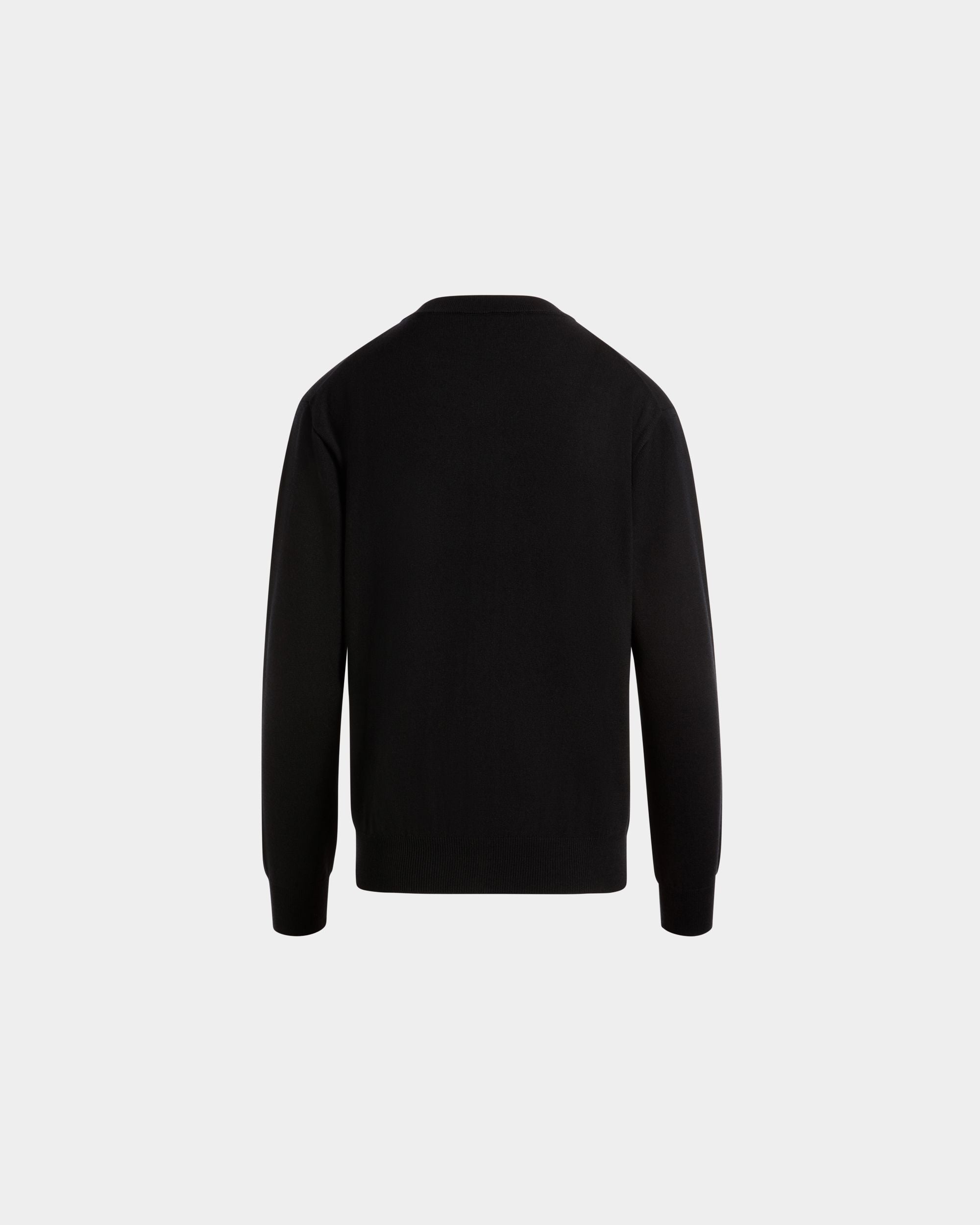 Bally Global - Cardigan In Black Wool - Black