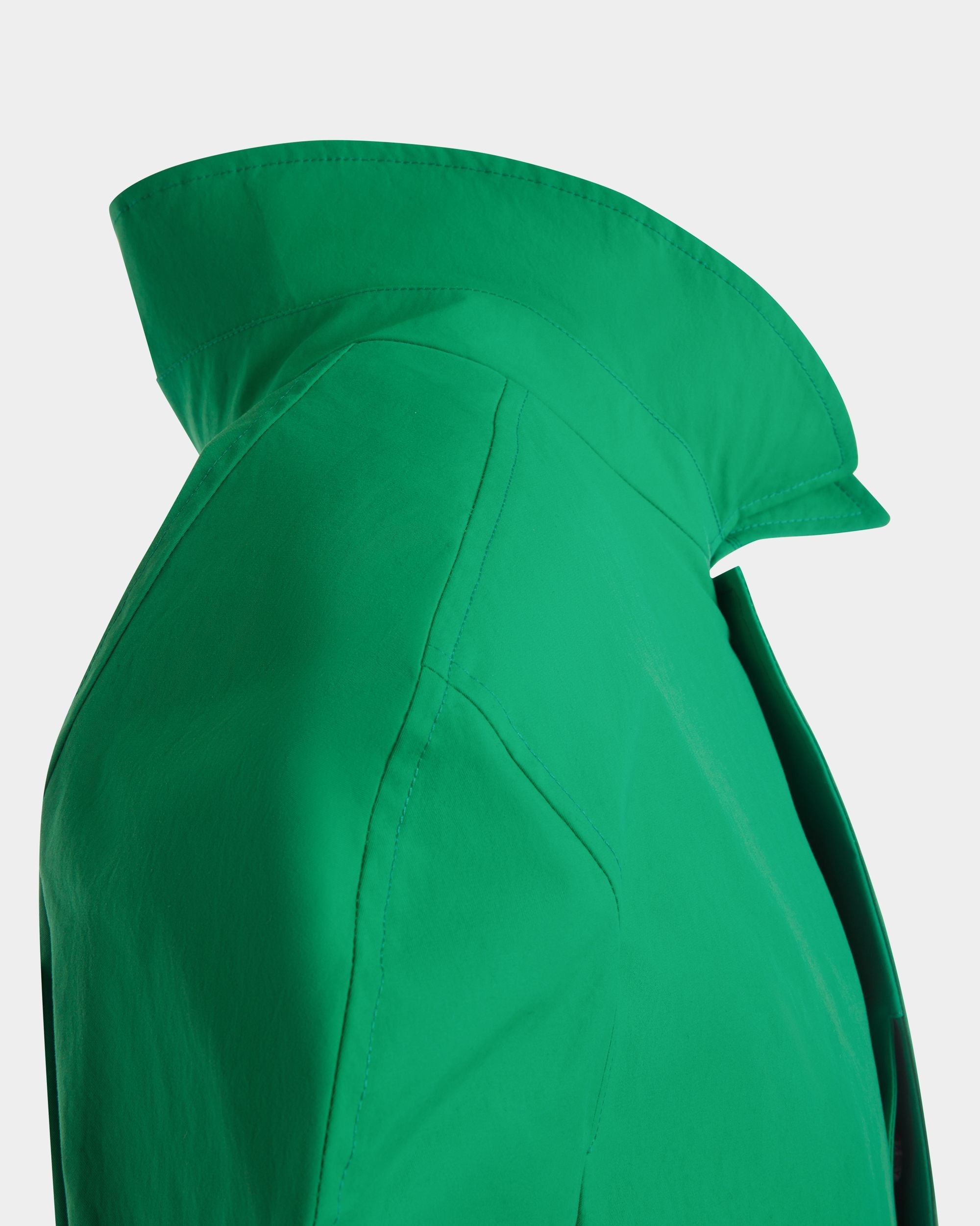 Bally Global - Coat in Emerald Green Polyester - Green