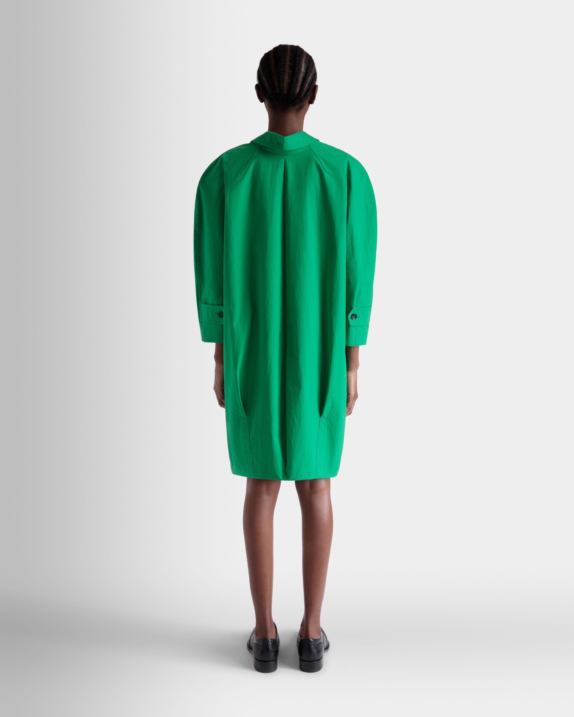 Bally Global - Coat in Emerald Green Polyester - Green