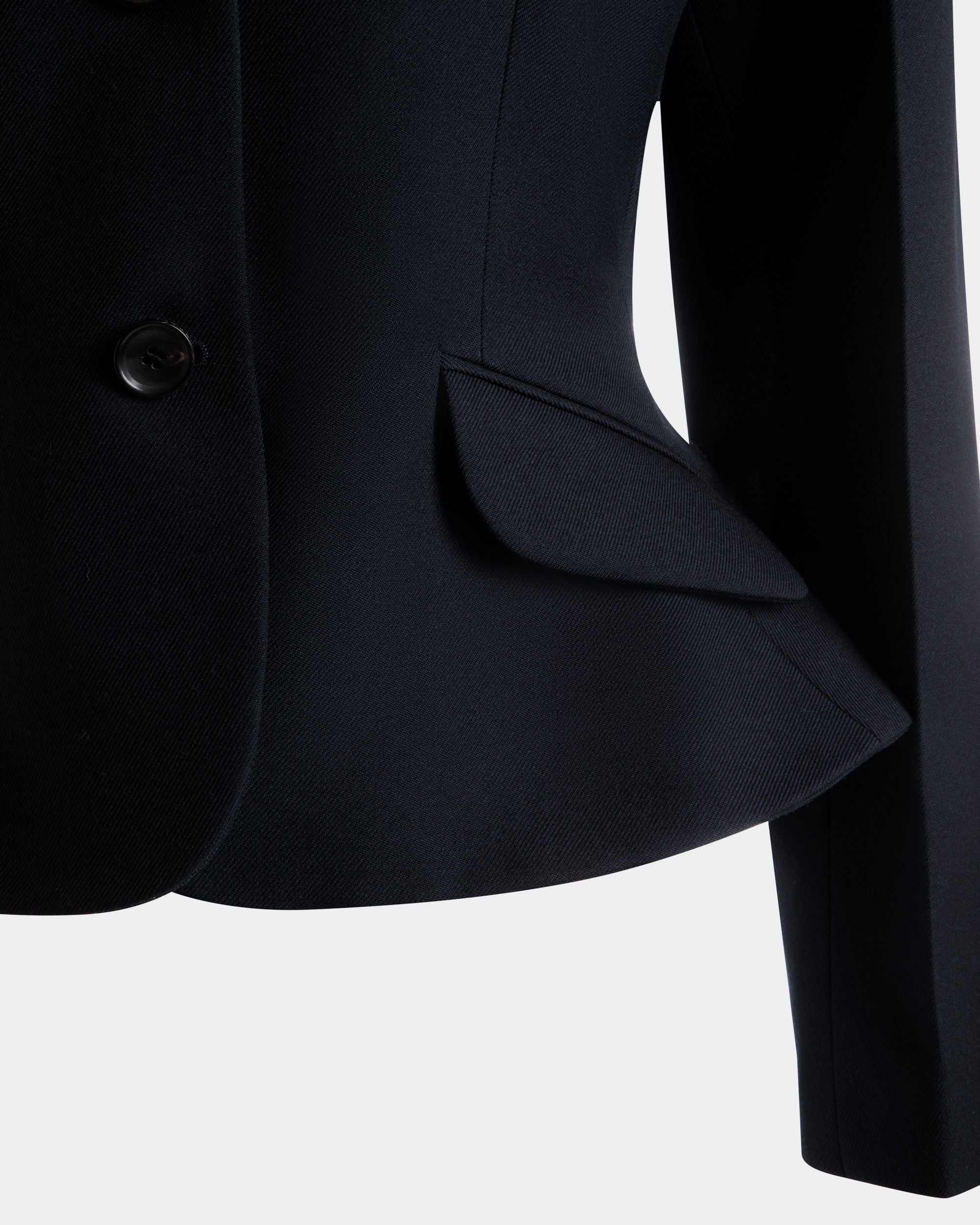 Bally Global - Blazer in Navy Blue Wool - Blue