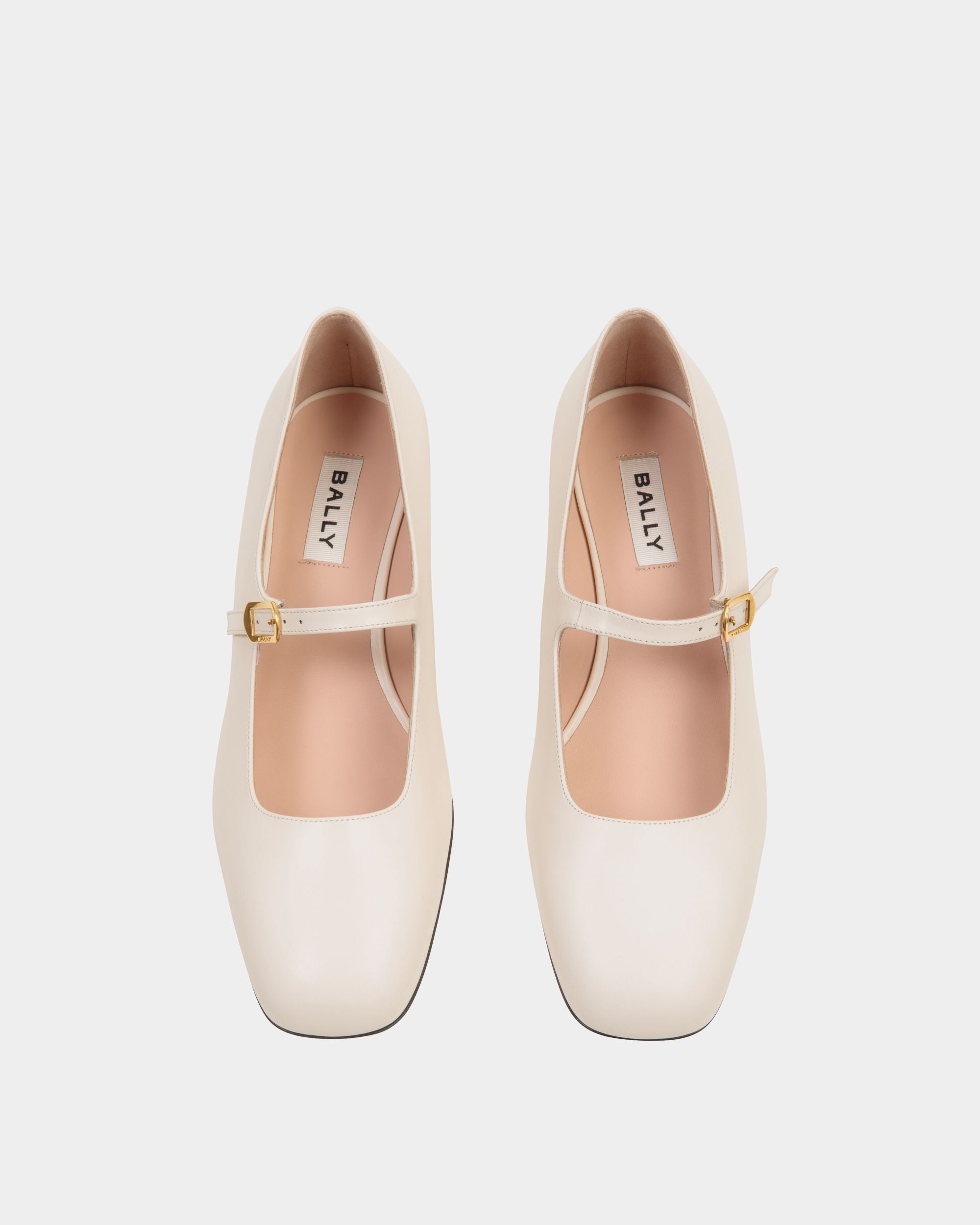 Bally Global - Ballyrina Pump in White Leather - Blanco