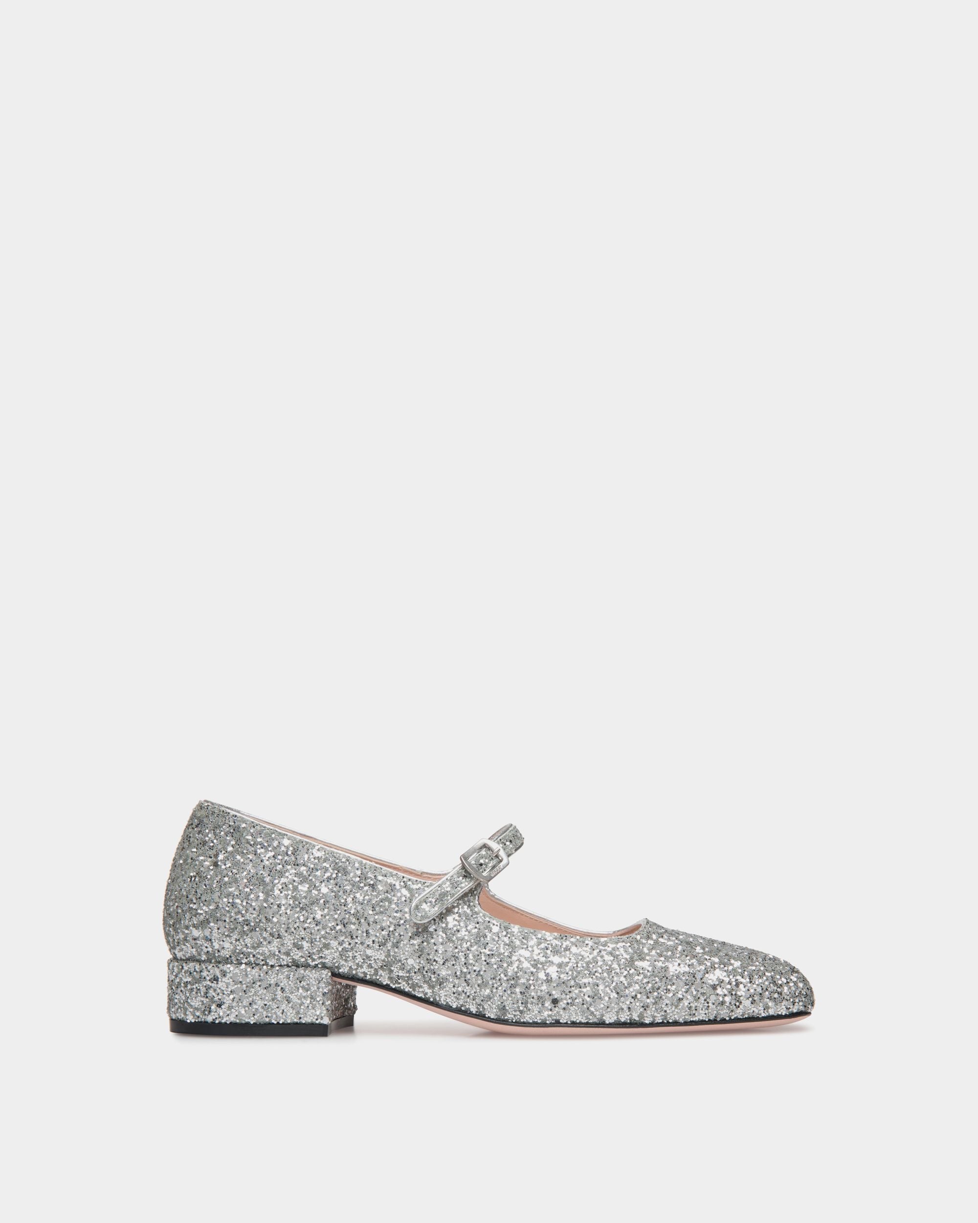 Bally Global - Zapato De Salón Ballyrina De Tela Plateada - Gris
