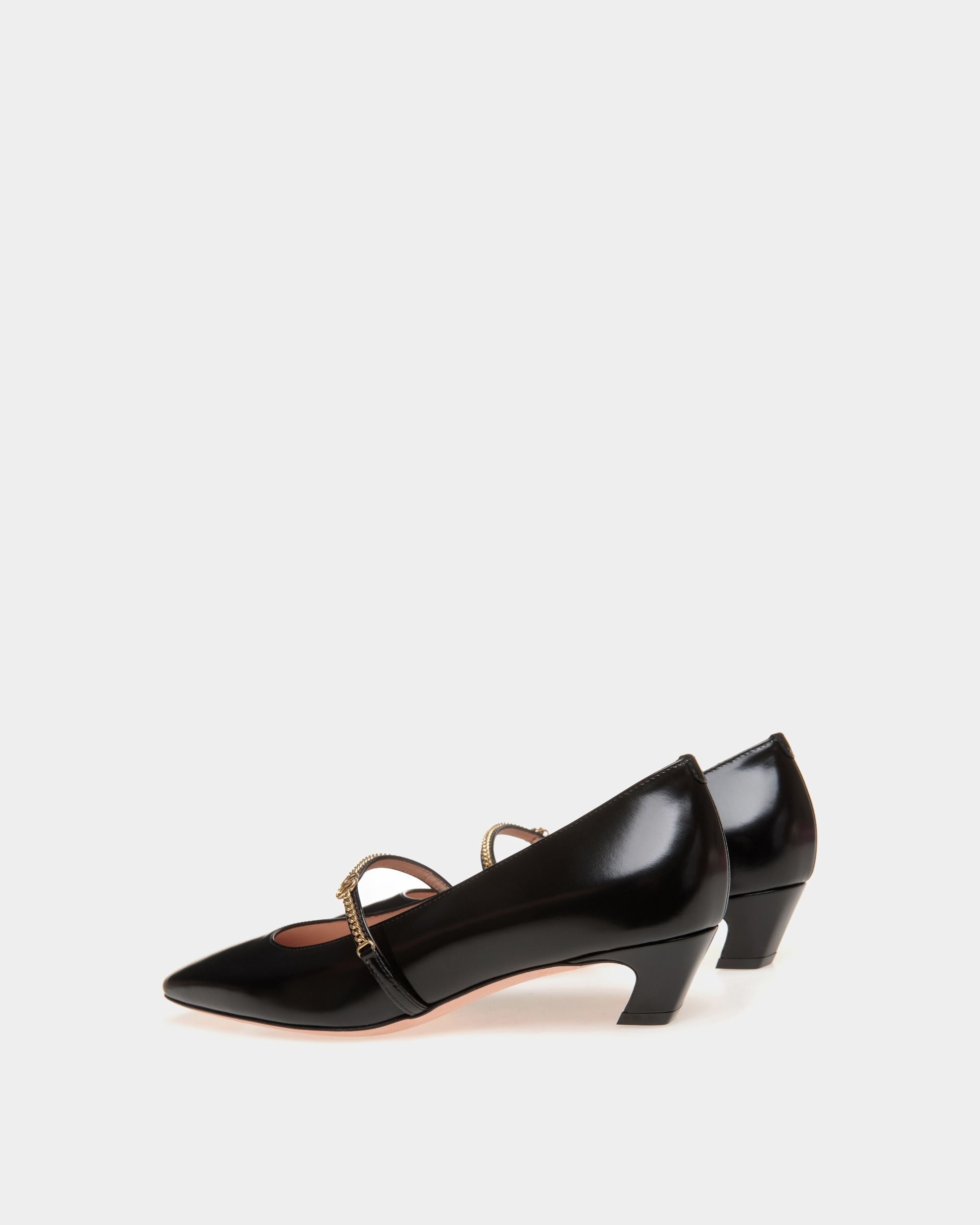 Bally Global - Sylt Mary-Jane Pump In Black Leather - Black
