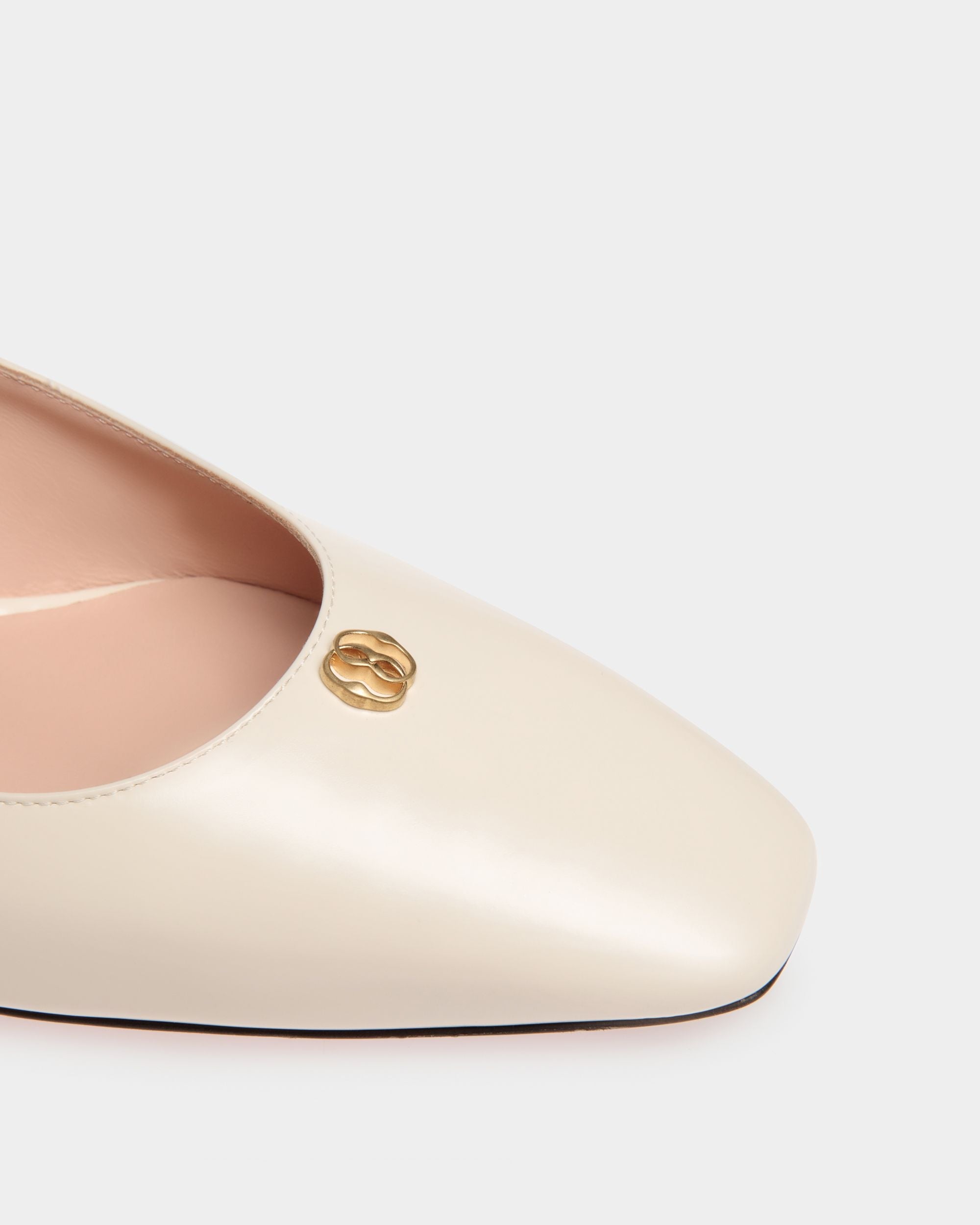 Bally Global - Sylt Slingback Pump In White Leather - White