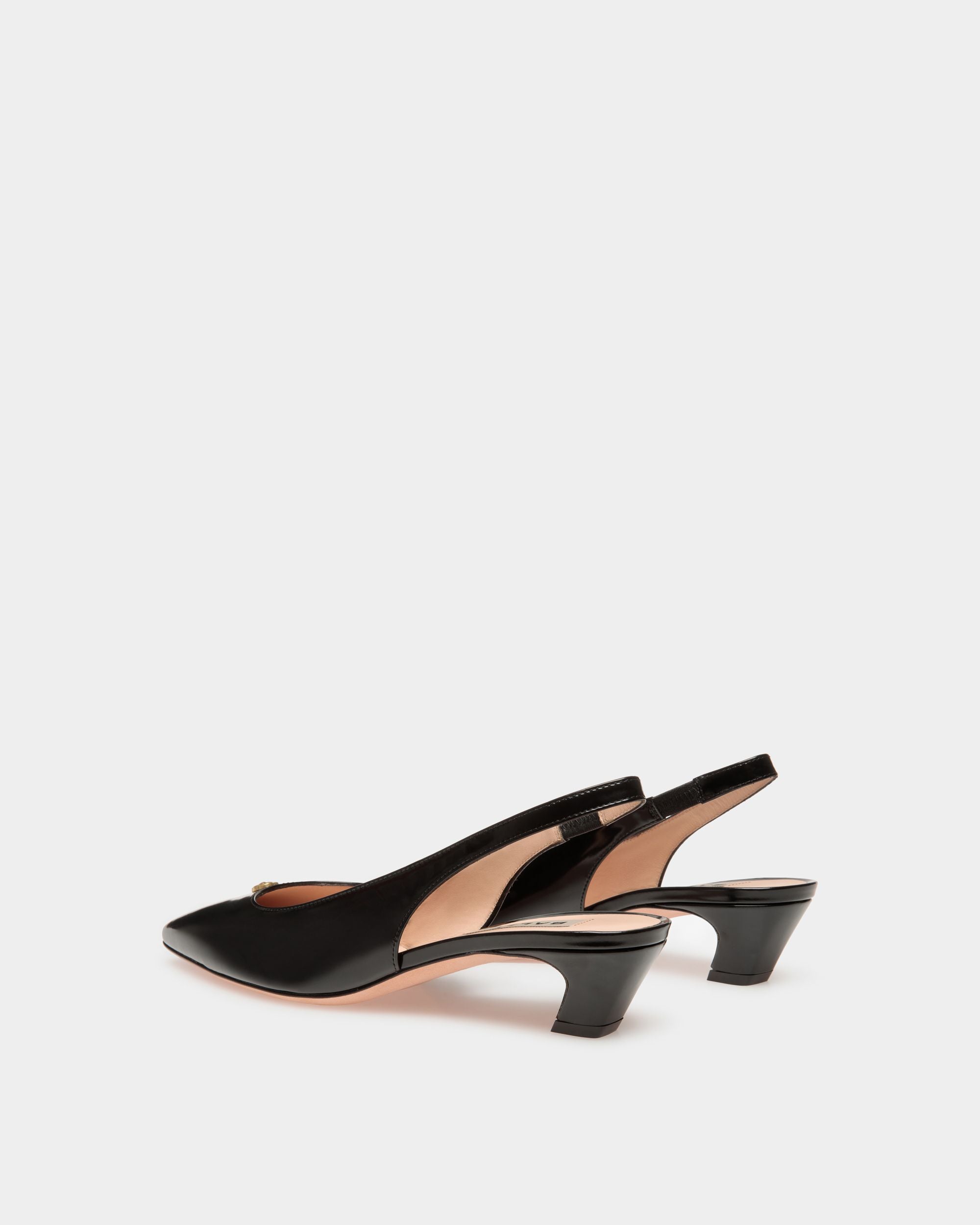 Bally Global - Zapatos De Salón Destalonados Sylt De Piel Negra - Negro