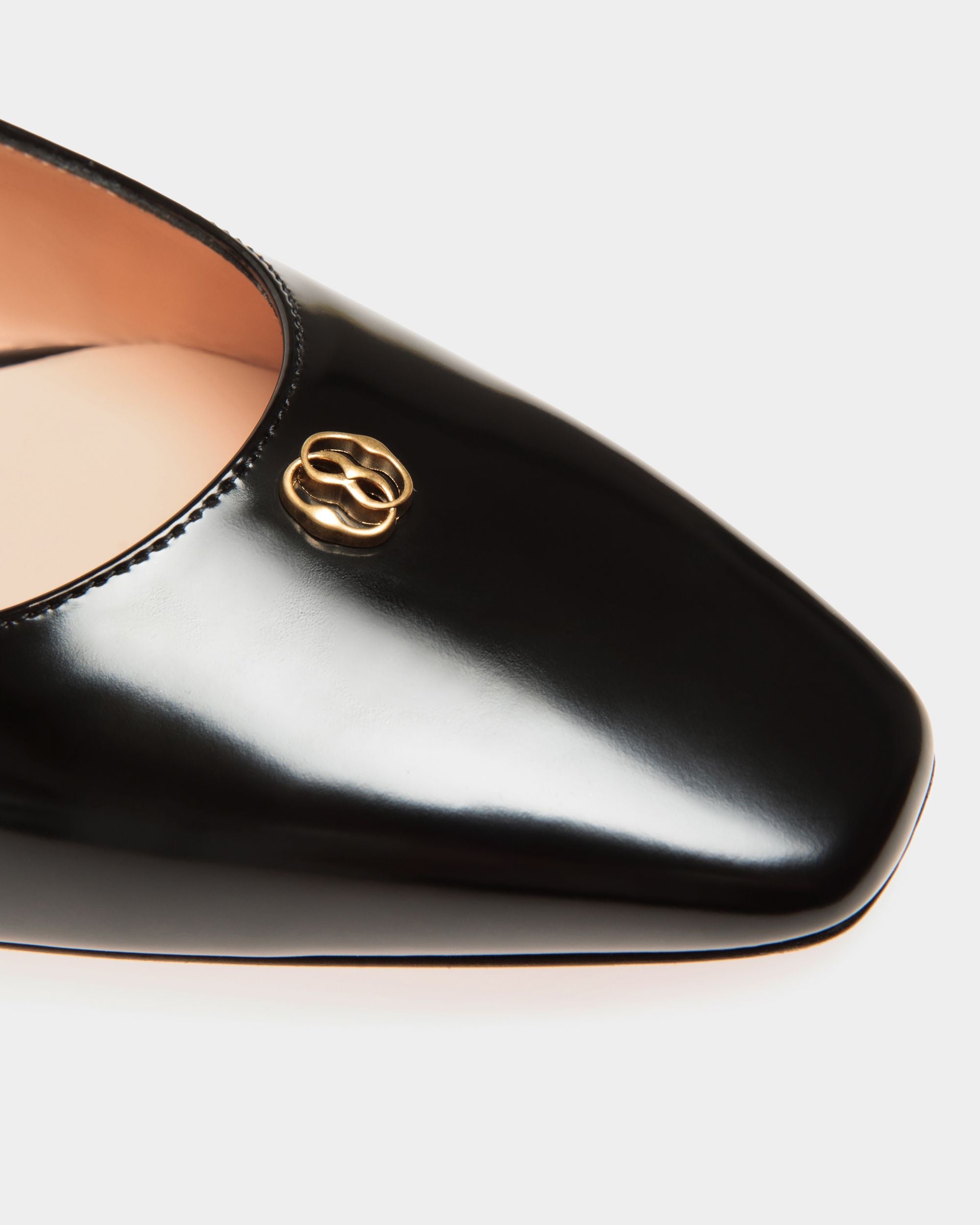 Bally Global - Zapatos De Salón Destalonados Sylt De Piel Negra - Negro