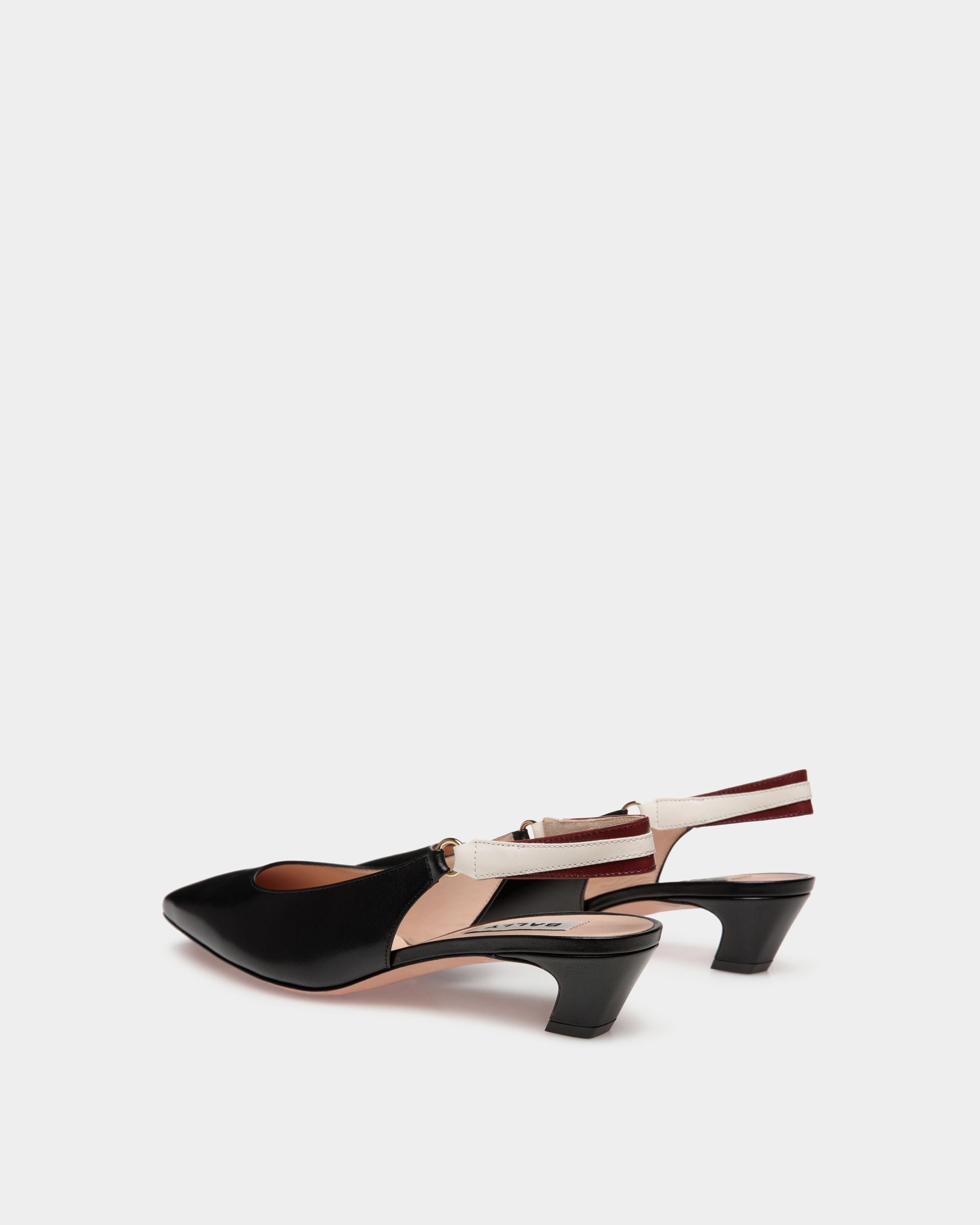 Bally Global - Sylt Slingback Pump In Black Nappa Leather - Black