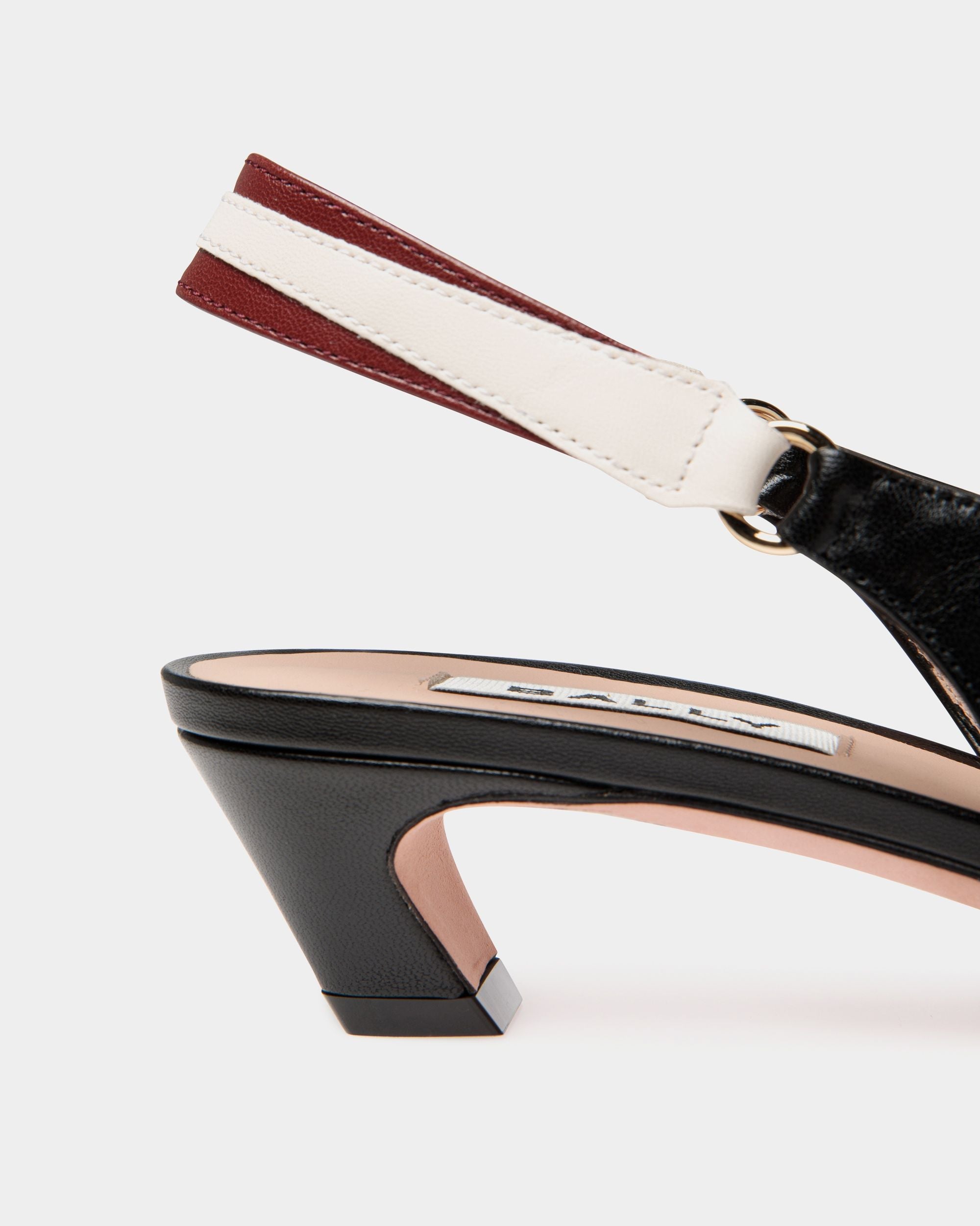 Bally Global - Sylt Slingback Pump In Black Nappa Leather - Black