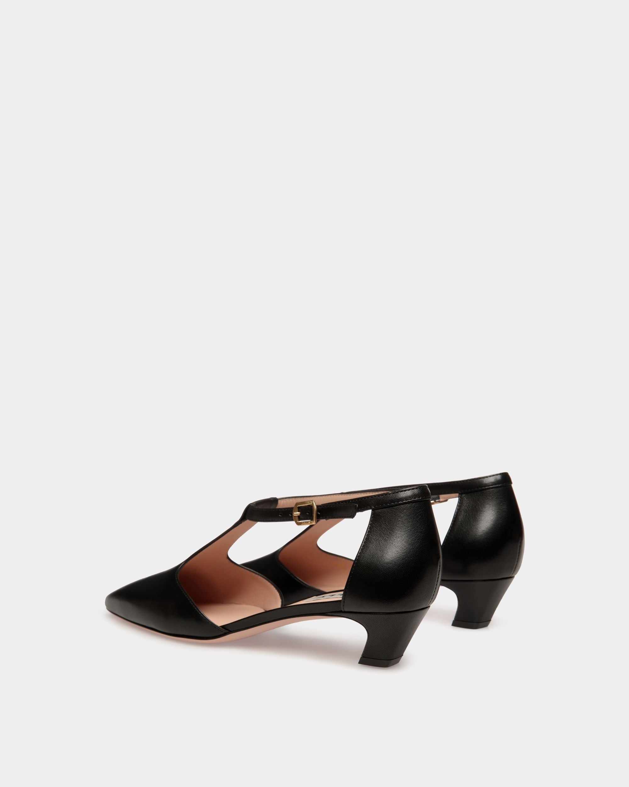 Bally Global - Sylt Pump in Black Leather - Negro