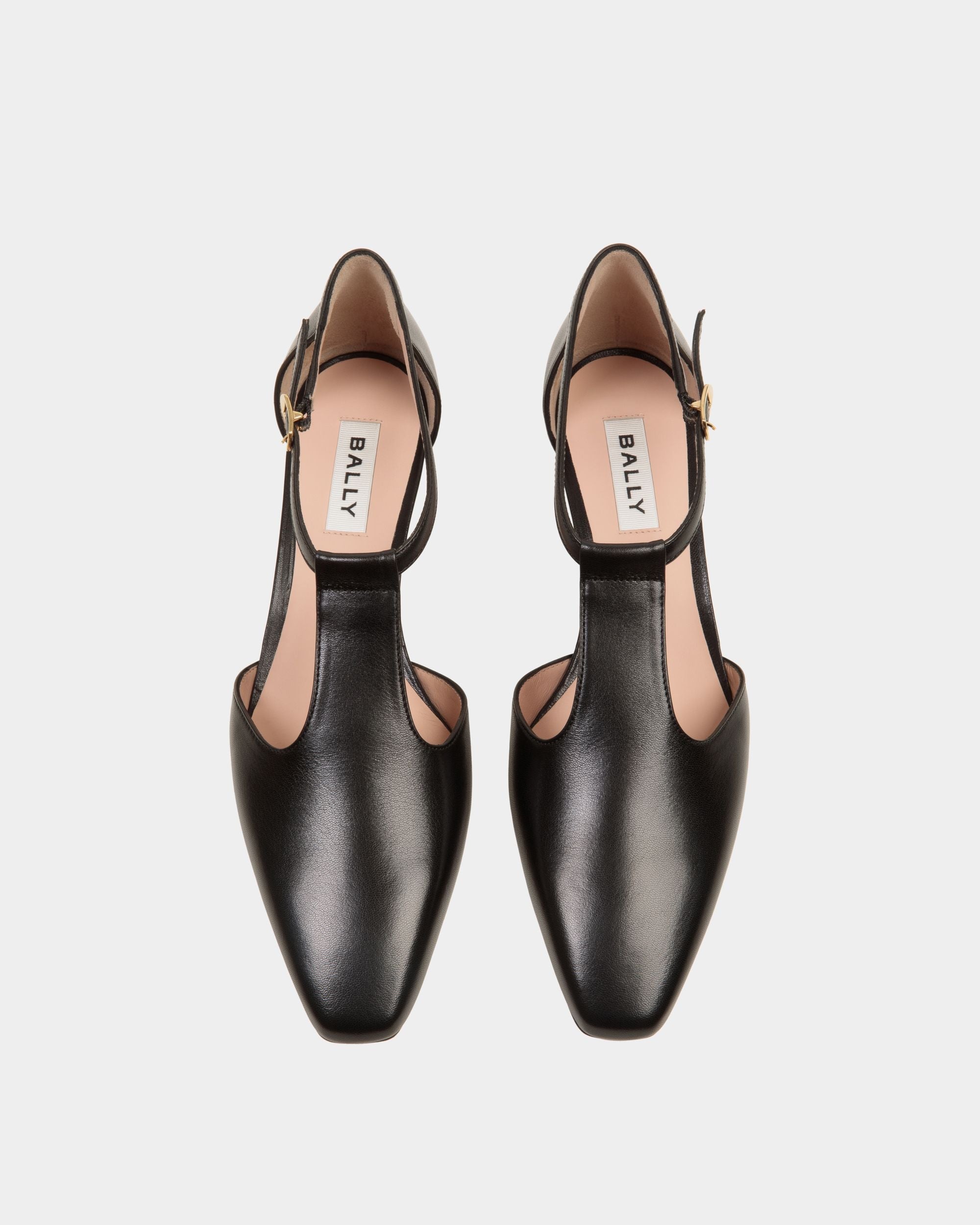 Bally Global - Sylt Pump in Black Leather - Negro