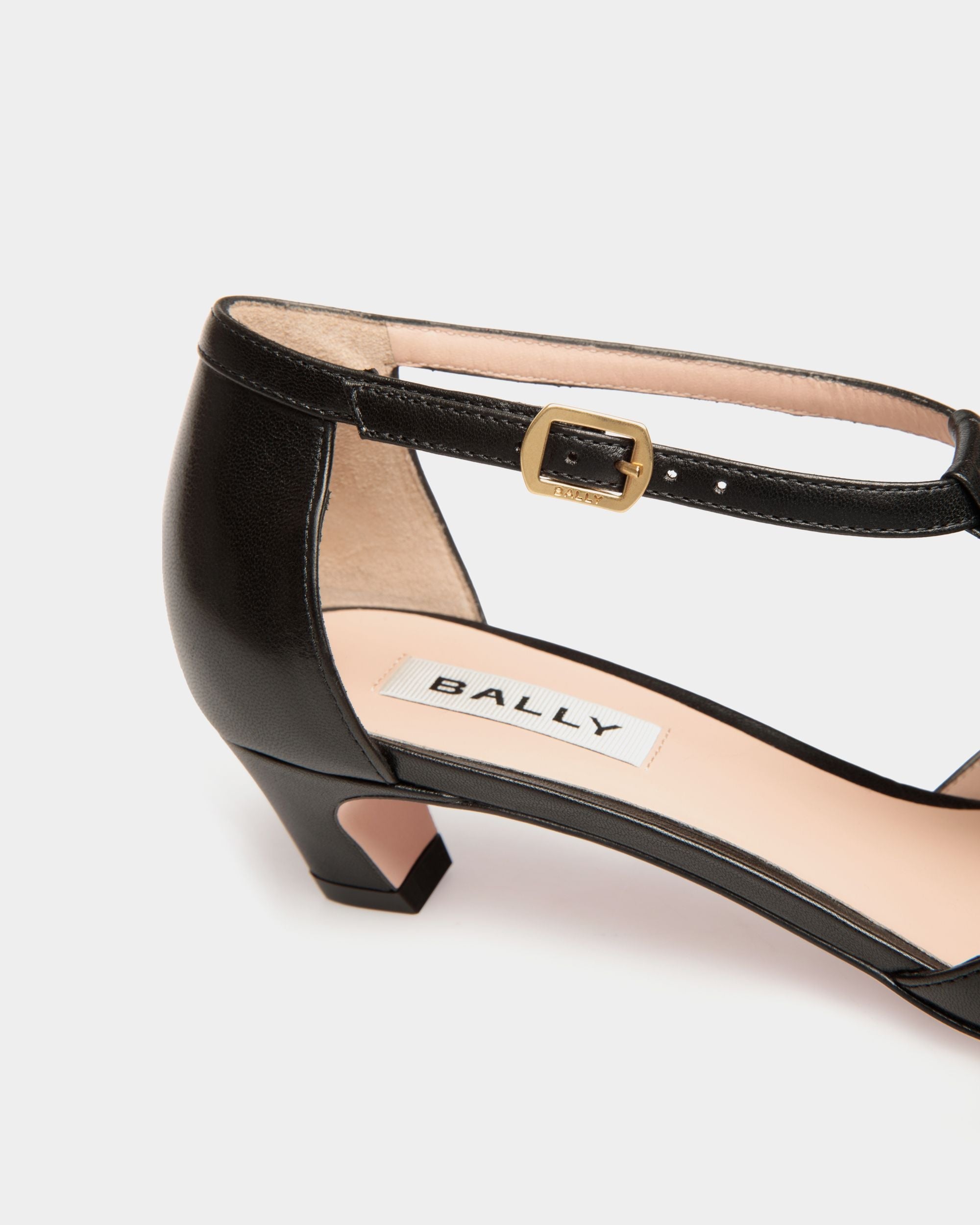 Bally Global - Sylt Pump in Black Leather - Negro