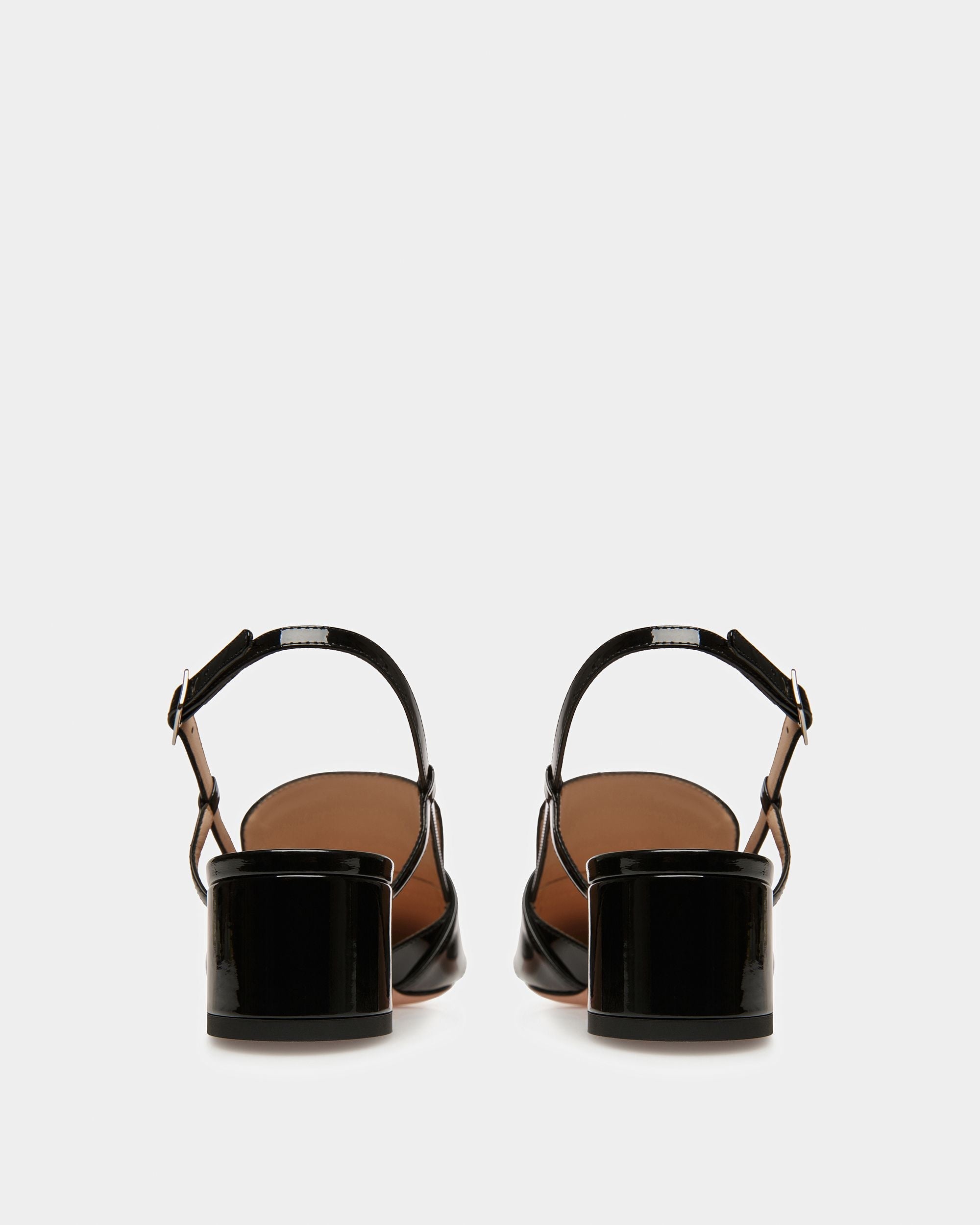 Bally Global - Jasmine Leather Slingback Pumps In Black - Negro