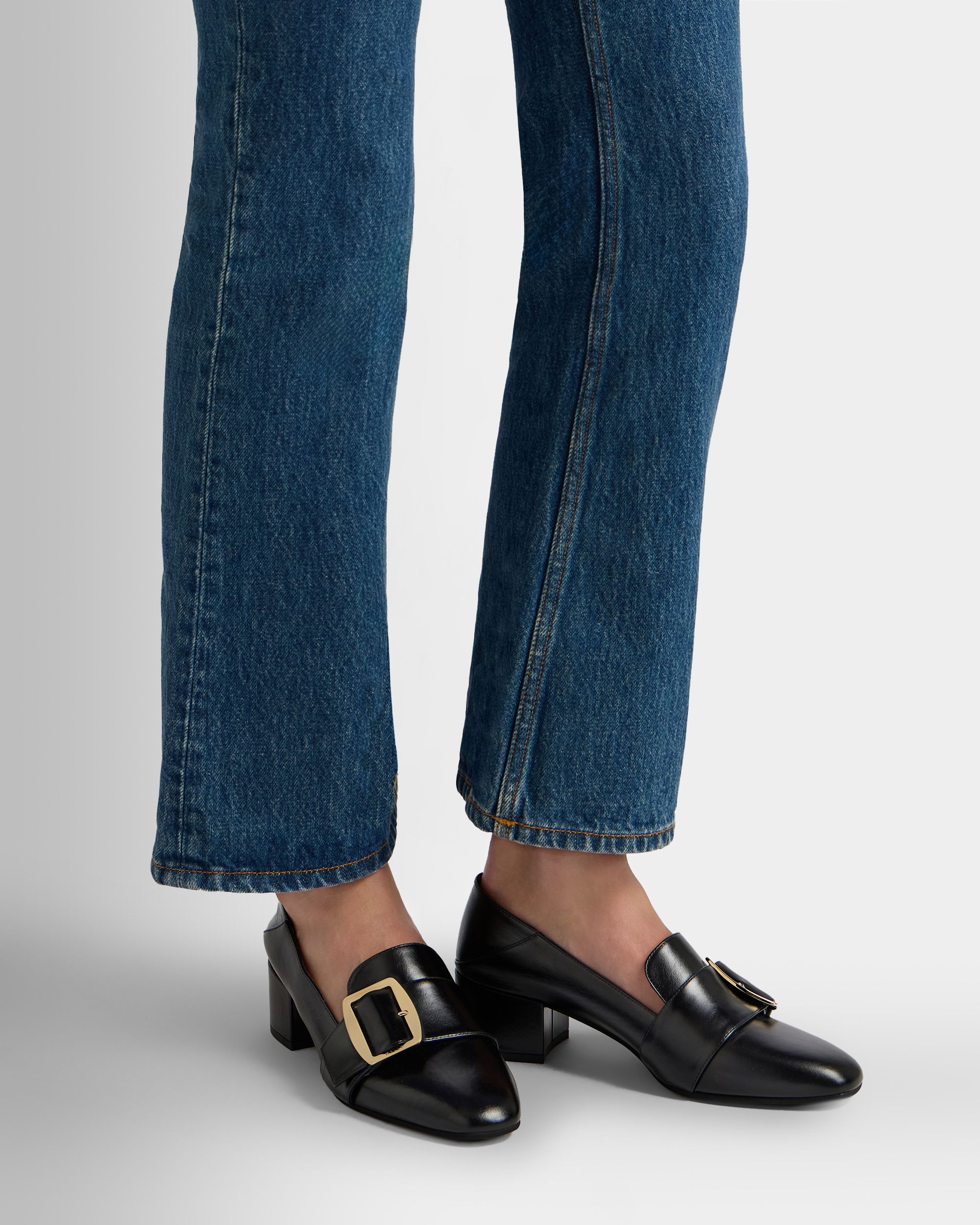 Bally Global - Bally Boucle Pump in Black Leather - Black
