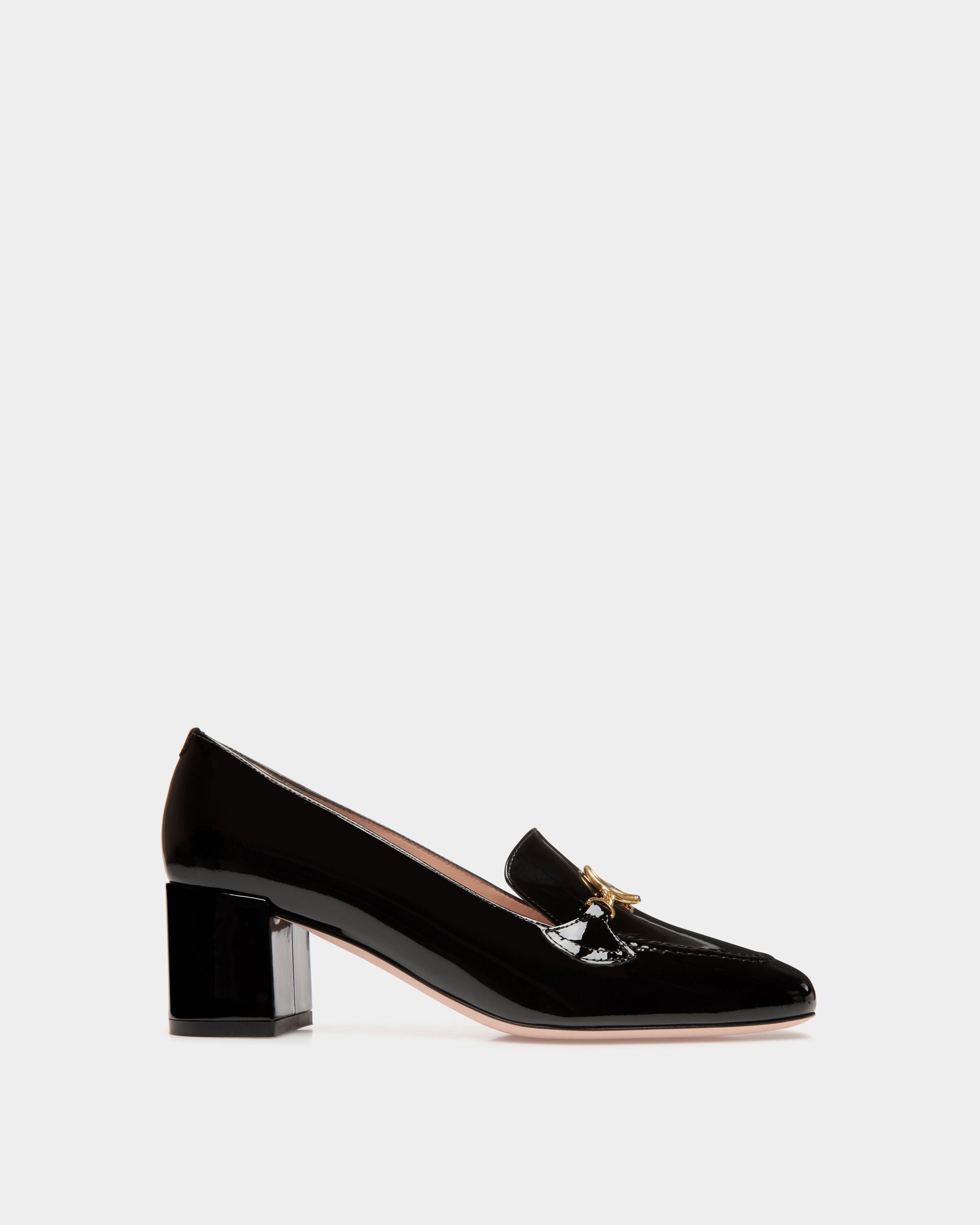 Bally Global - Daily Emblem Pump in Black Patent Leather - Black
