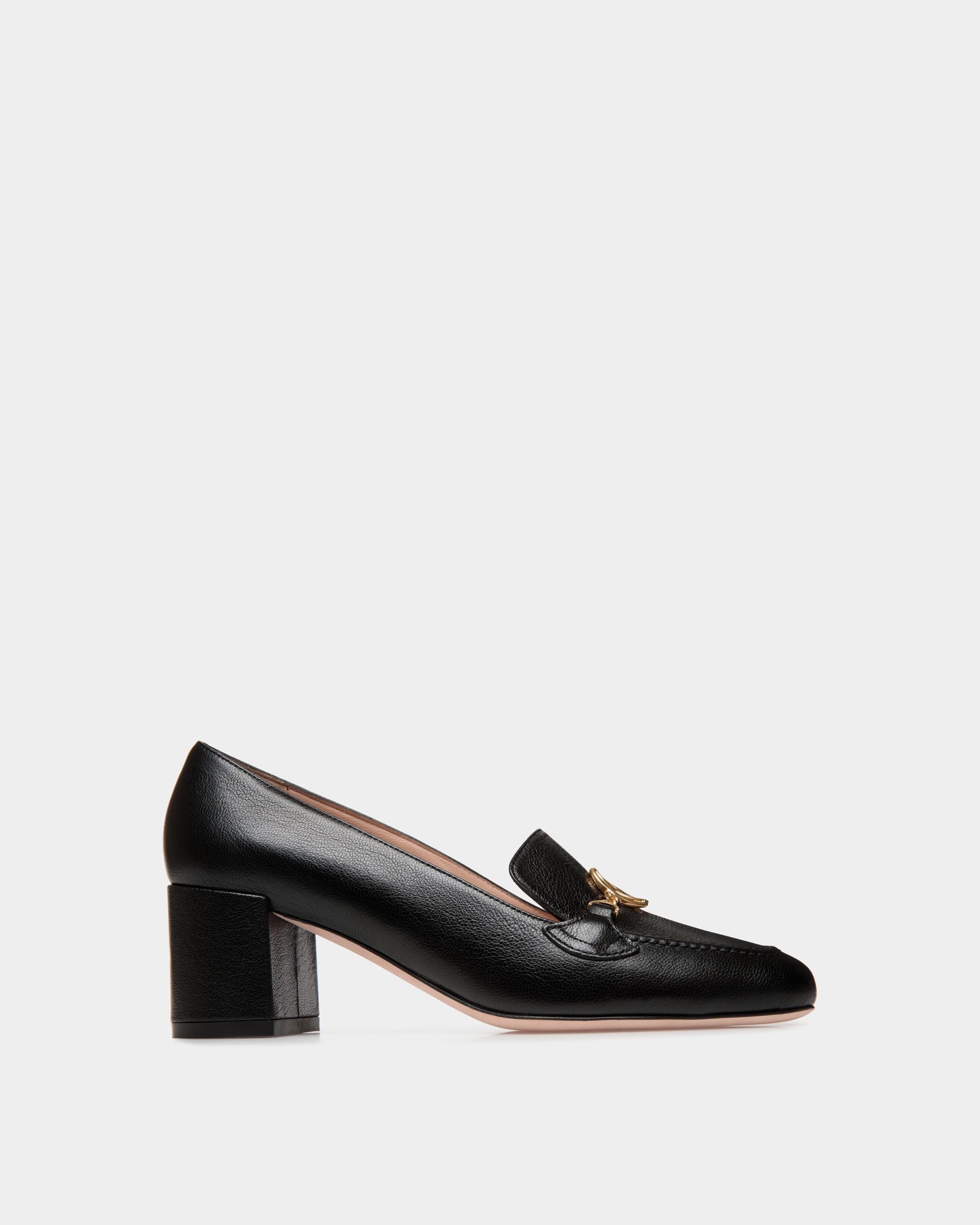 Bally Global - Daily Emblem Pumps In Black Leather - Black