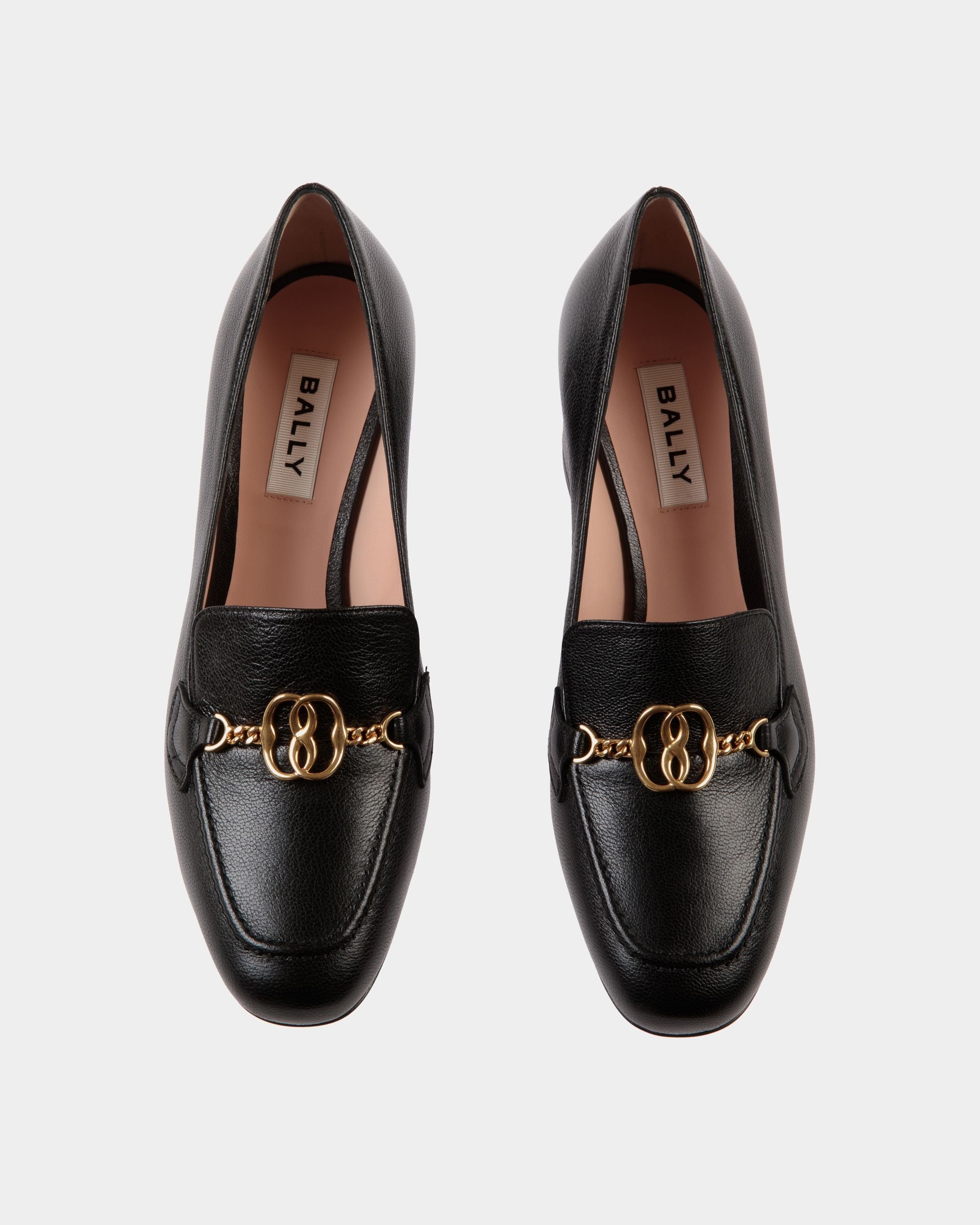 Bally Global - Daily Emblem Pumps In Black Leather - Black
