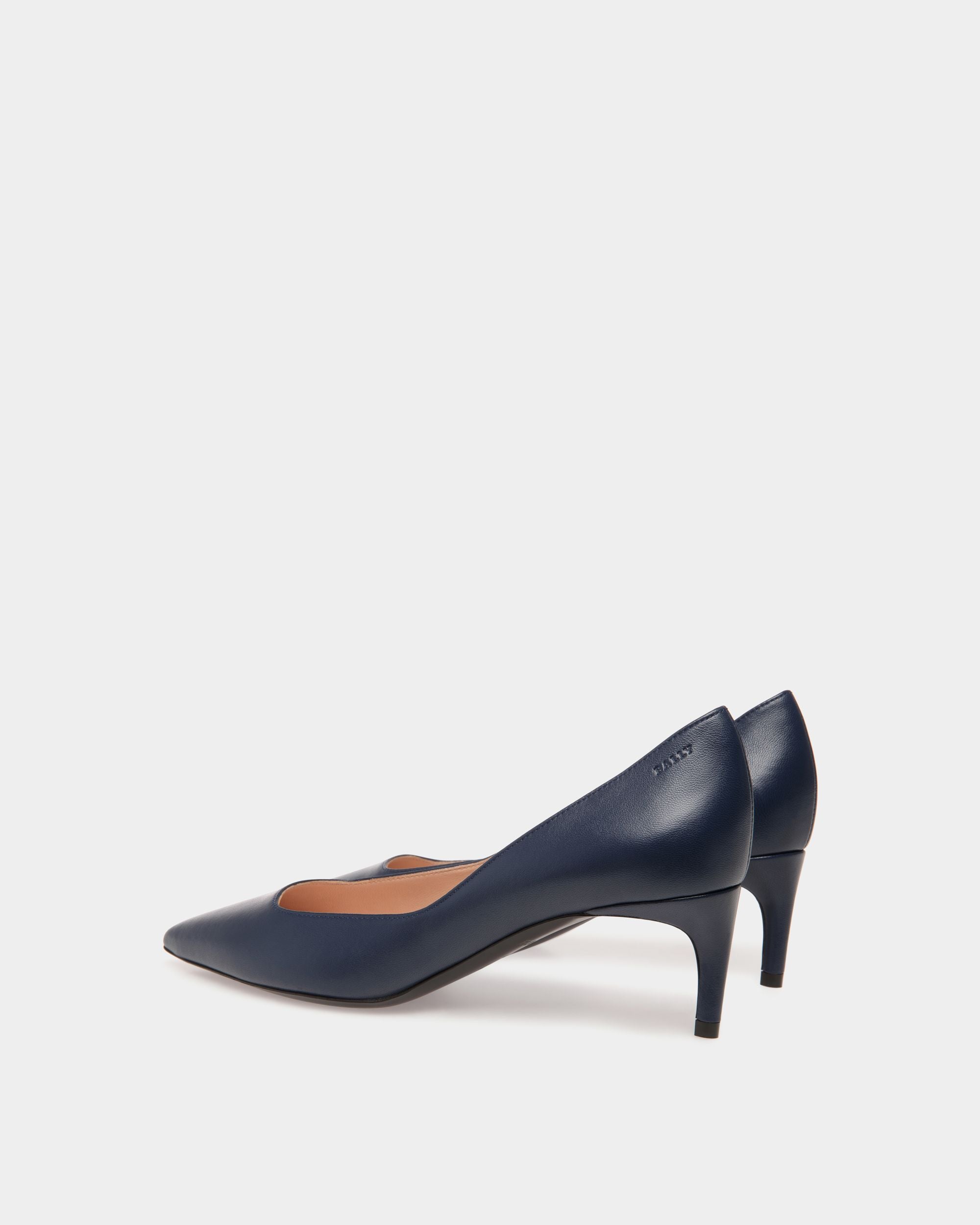 Bally Global - Pump in Bue Leather - Blue