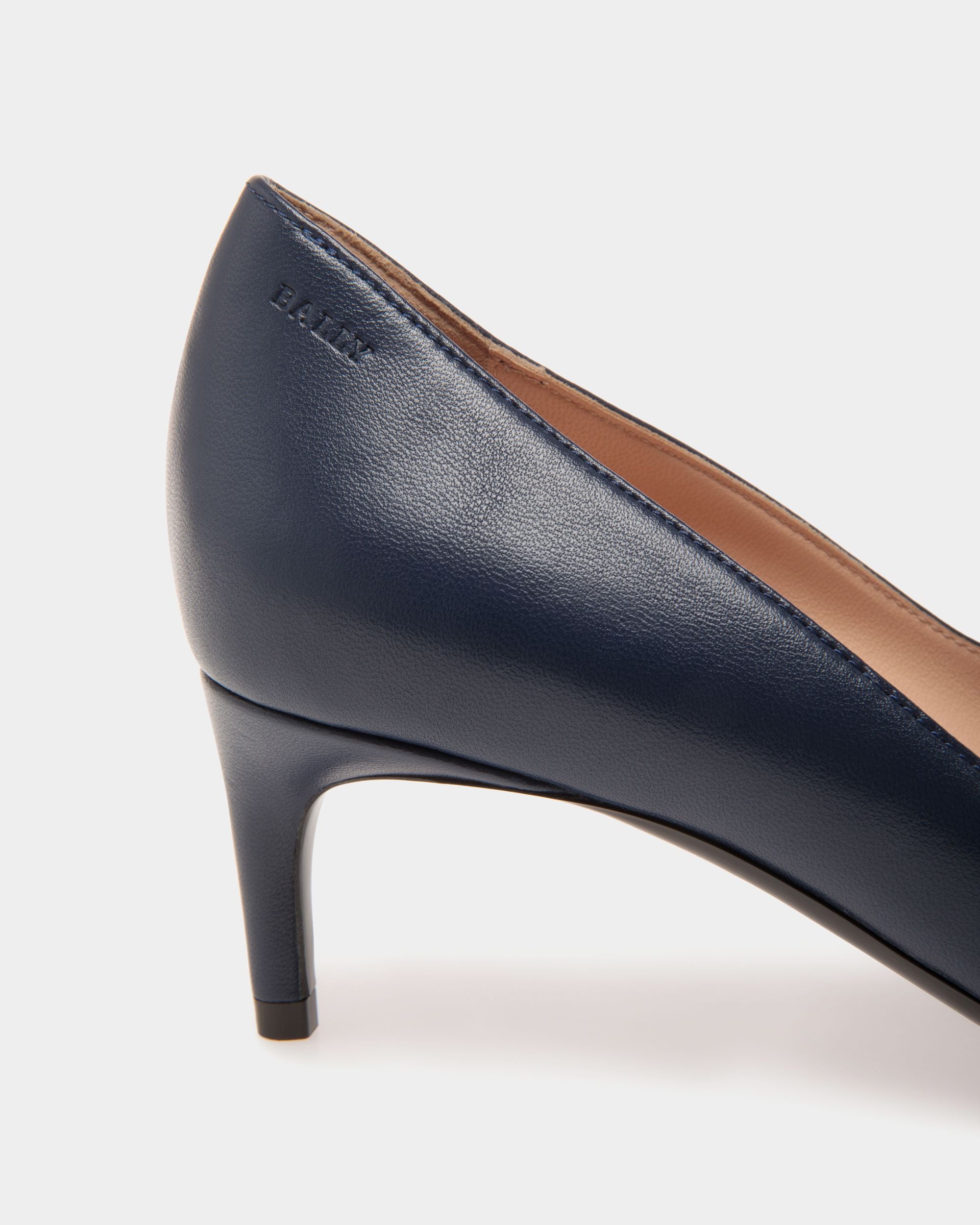 Bally Global - Pump in Bue Leather - Blue