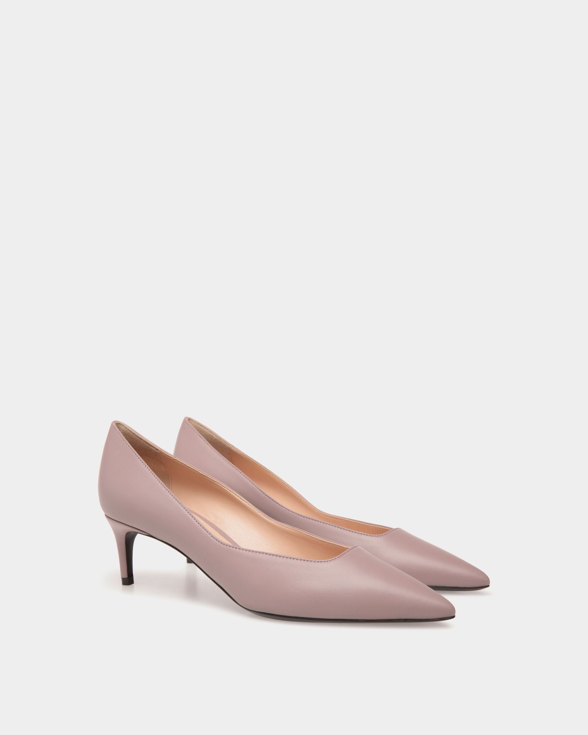 Bally Global - Escarpin En Cuir Rose - Rose