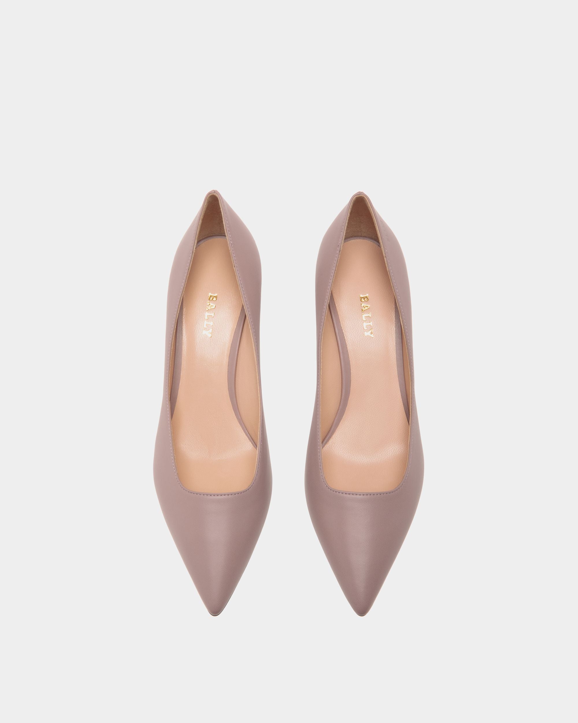 Bally Global - Escarpin En Cuir Rose - Rose
