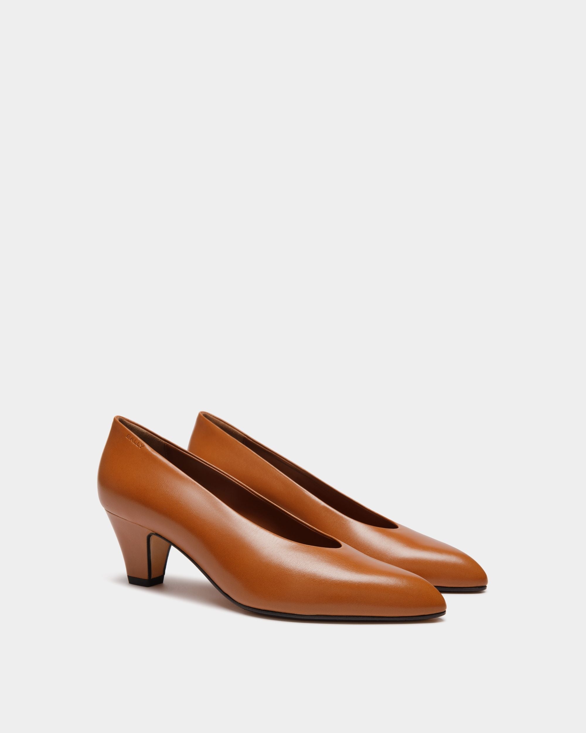 Bally Global - Zapato De Salón Alva De Piel Marrón - Marrón