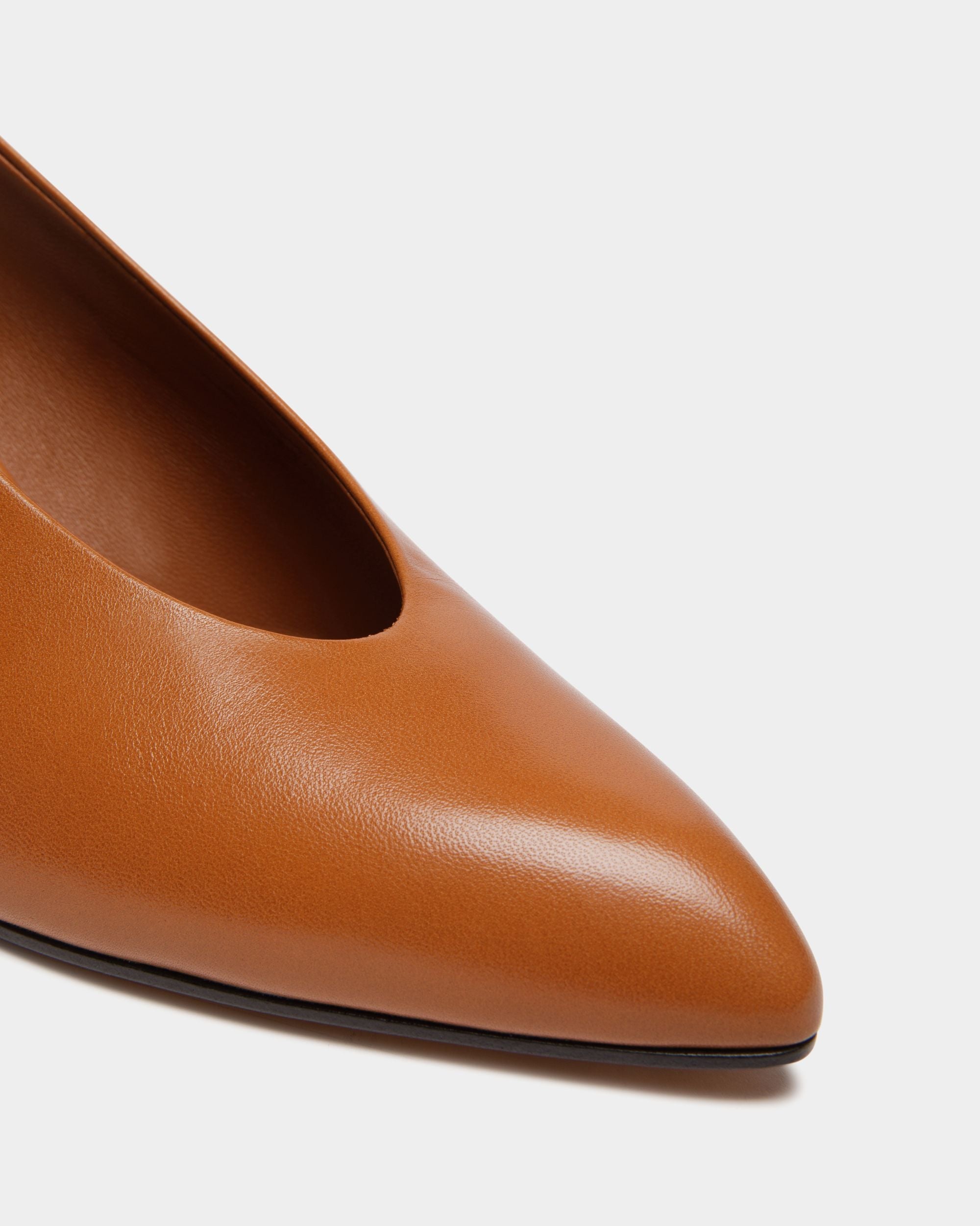 Bally Global - Zapato De Salón Alva De Piel Marrón - Marrón