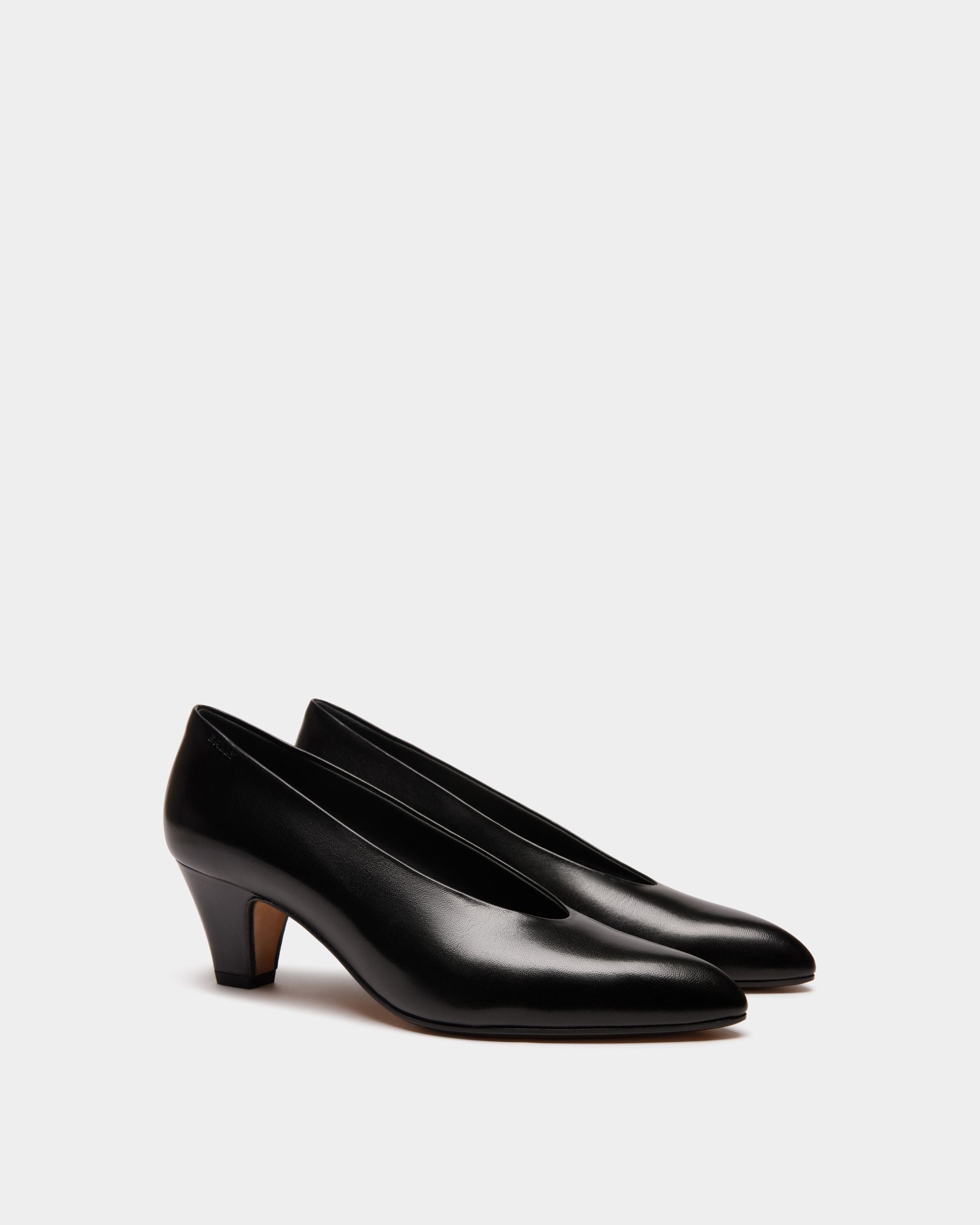 Bally Global - Zapato De Salón Alva De Piel Negra - Negro