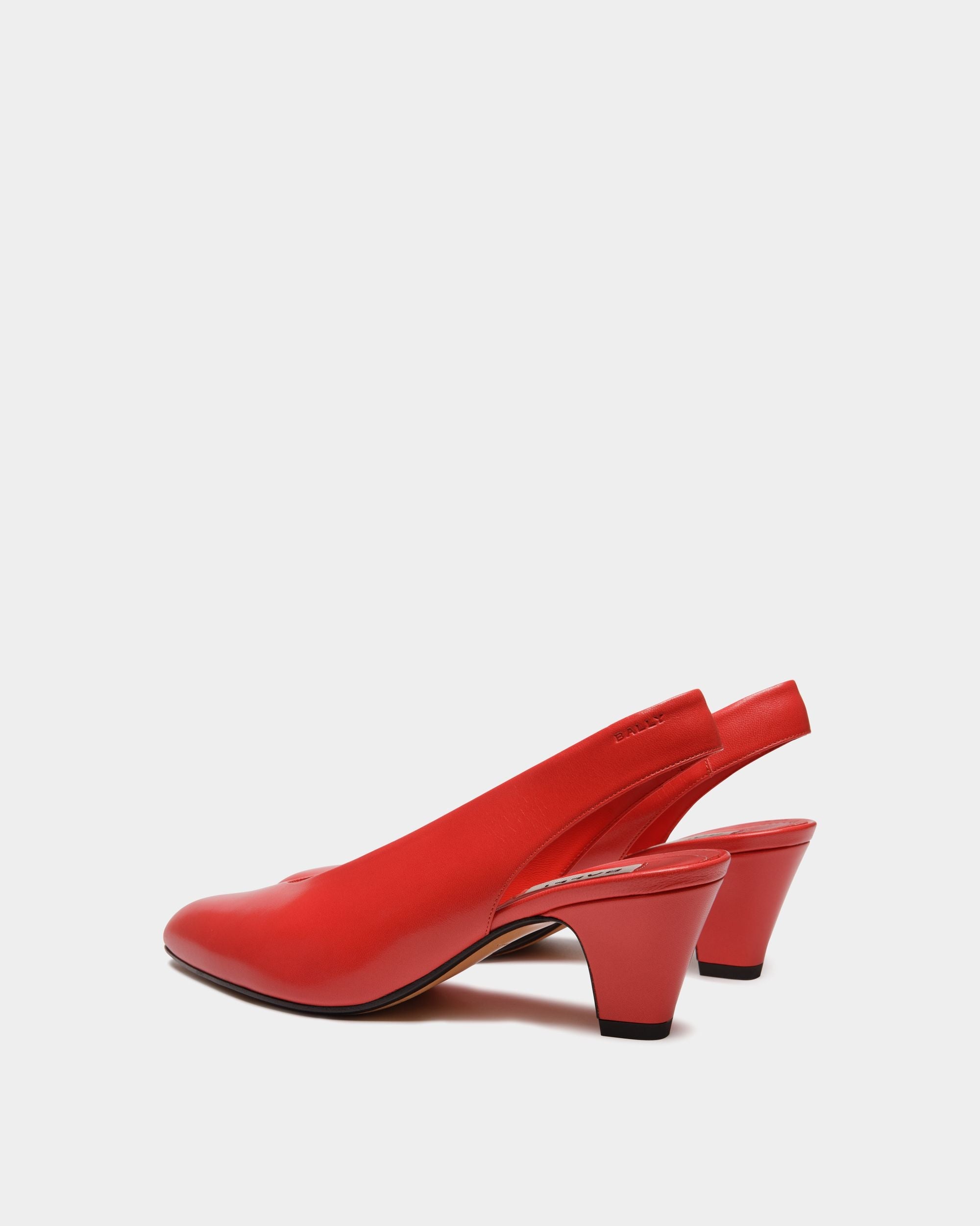 Bally Global - Zapato De Salón Alva En Piel Color Rojo - Rojo