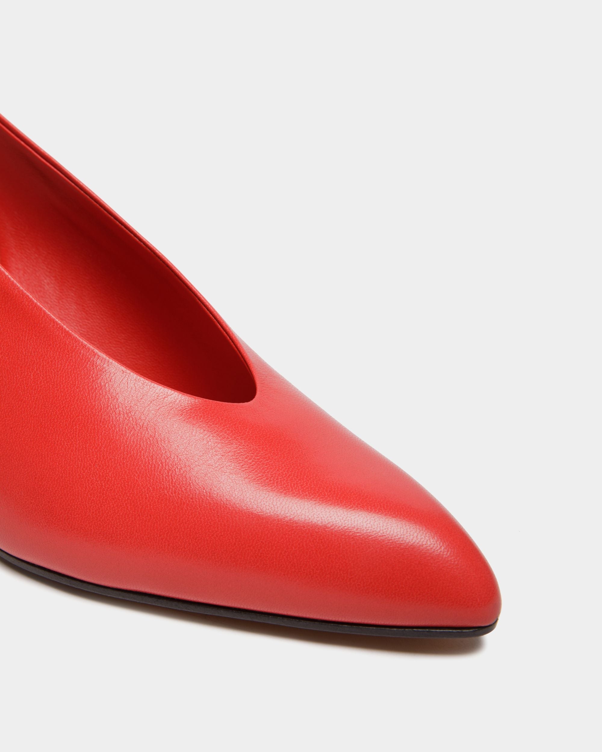 Bally Global - Zapato De Salón Alva En Piel Color Rojo - Rojo