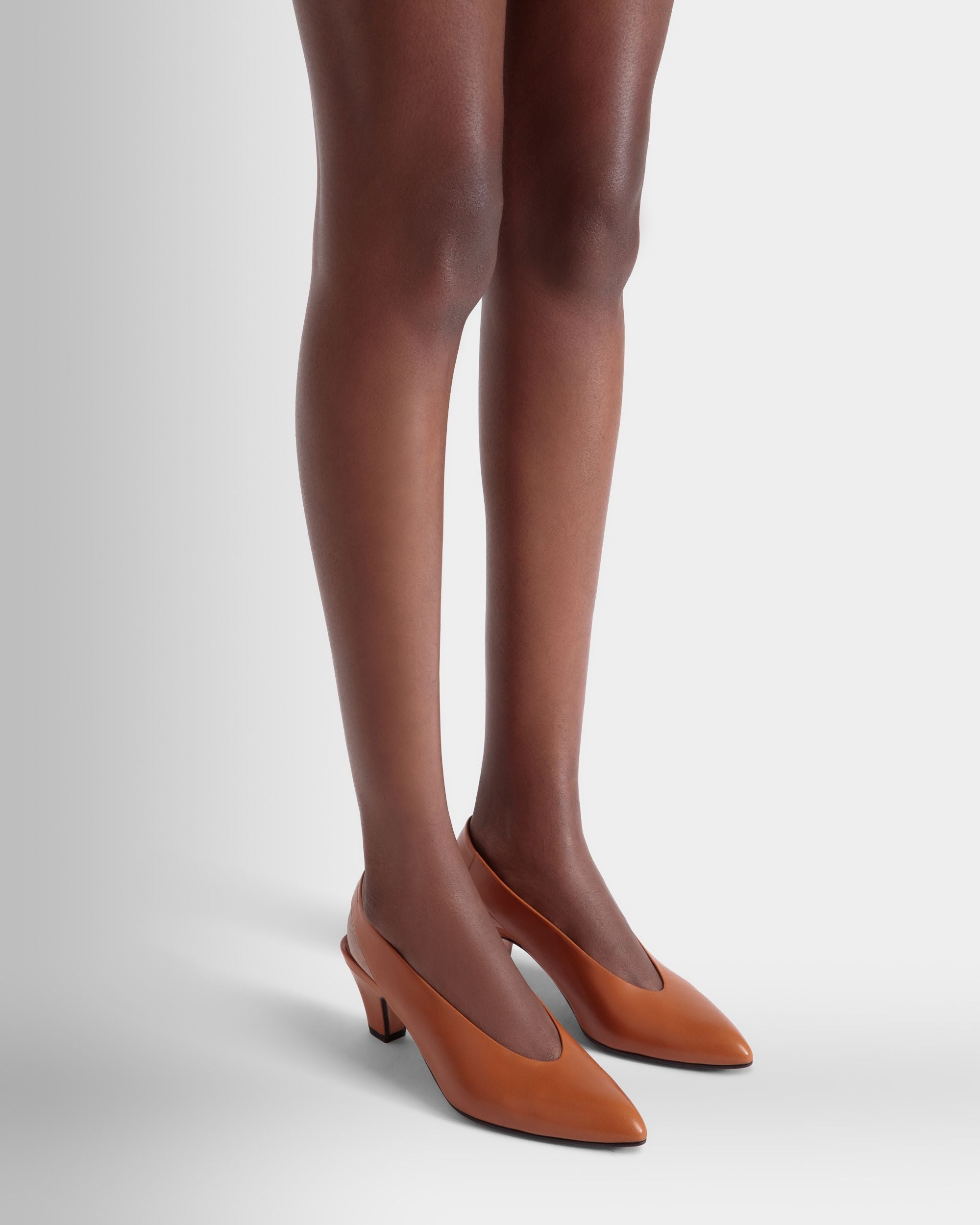 Bally Global - Zapato De Salón Alva De Piel Marrón - Marrón